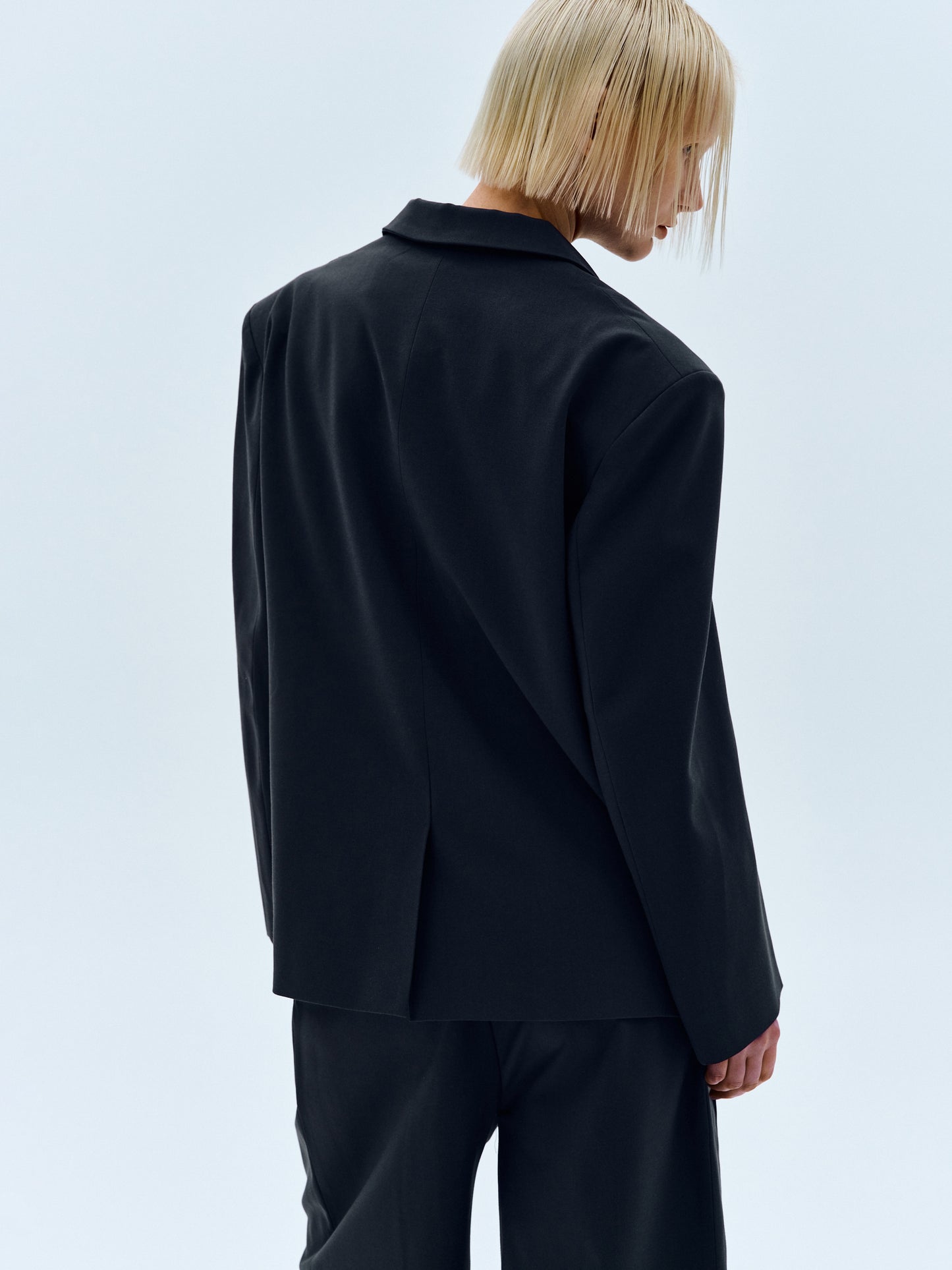 Zip Pocket Blazer, Charcoal