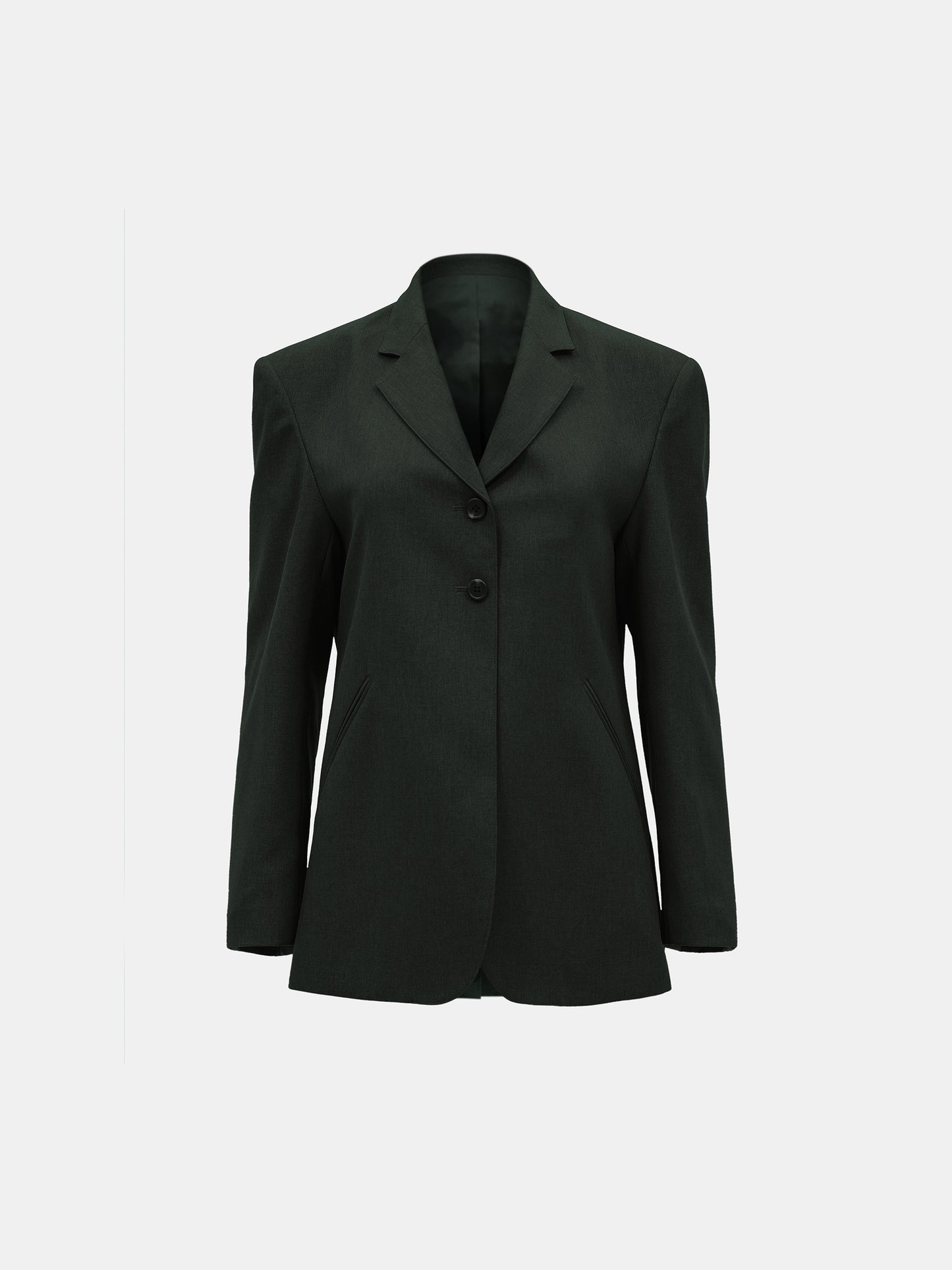 Tailored Suit Blazer, Dark Khaki