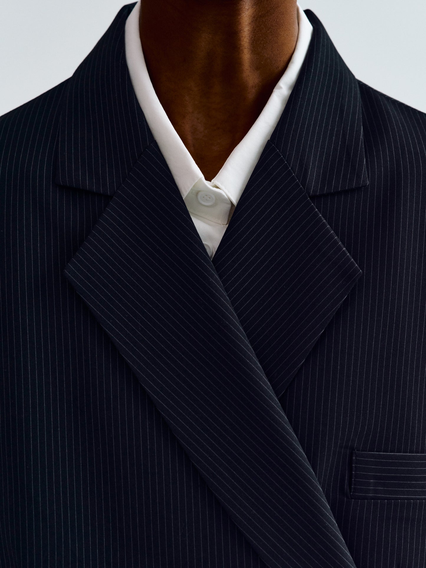 Oversized Wrap Blazer Vest, Black