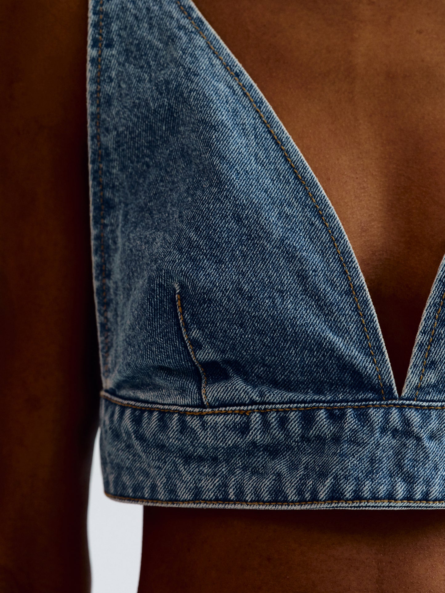 Denim Tank Top, Medium Blue