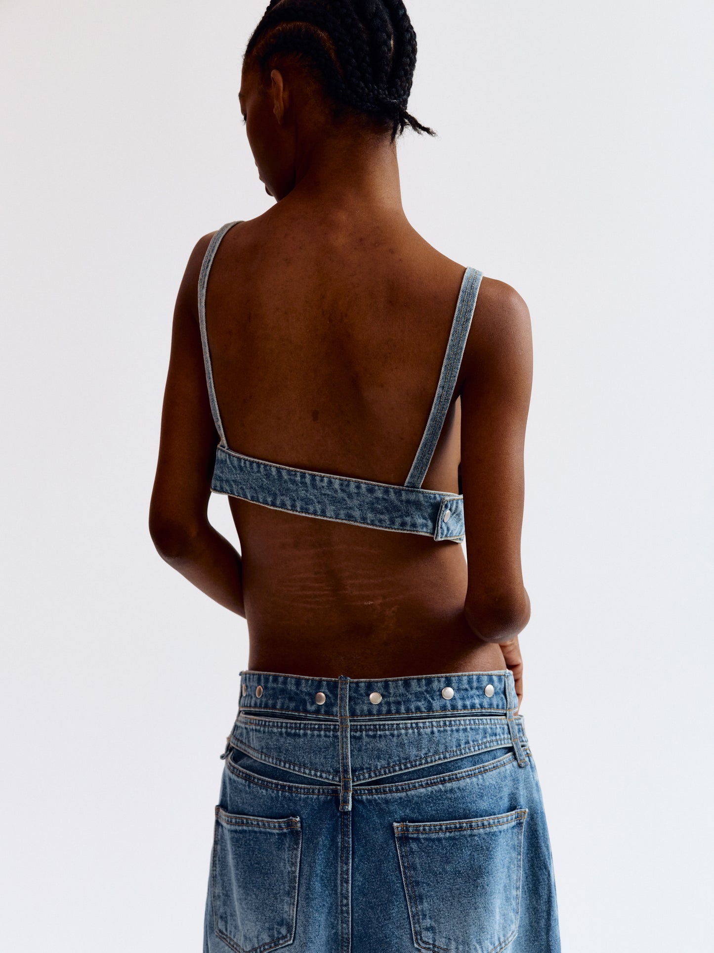 Denim Tank Top, Medium Blue