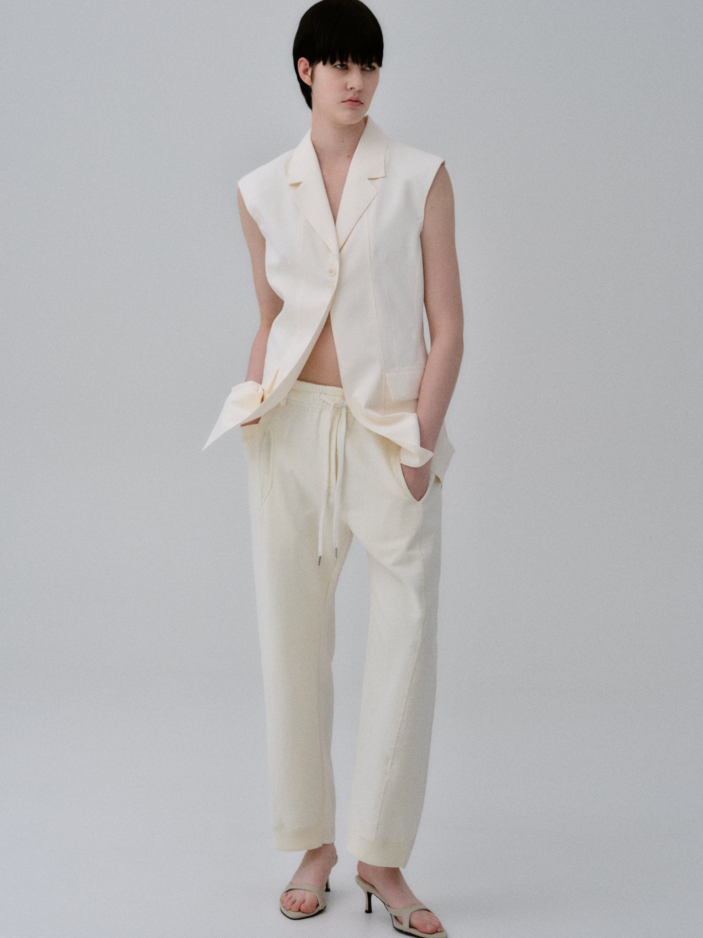 Lounge Suit Pants, Ivory