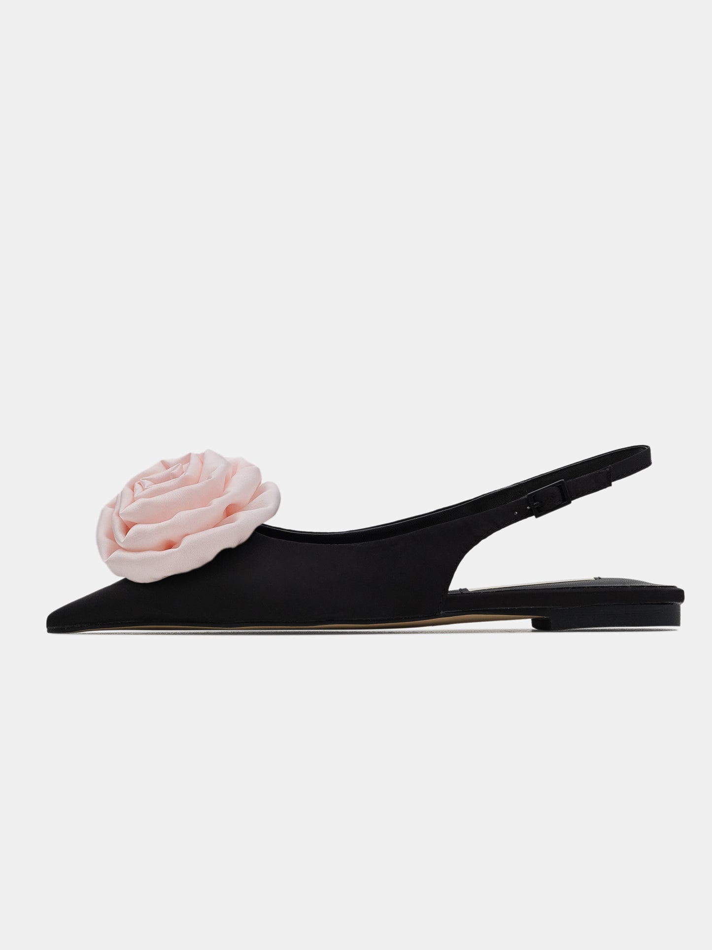 Rose Slingback Flats, Baby Pink