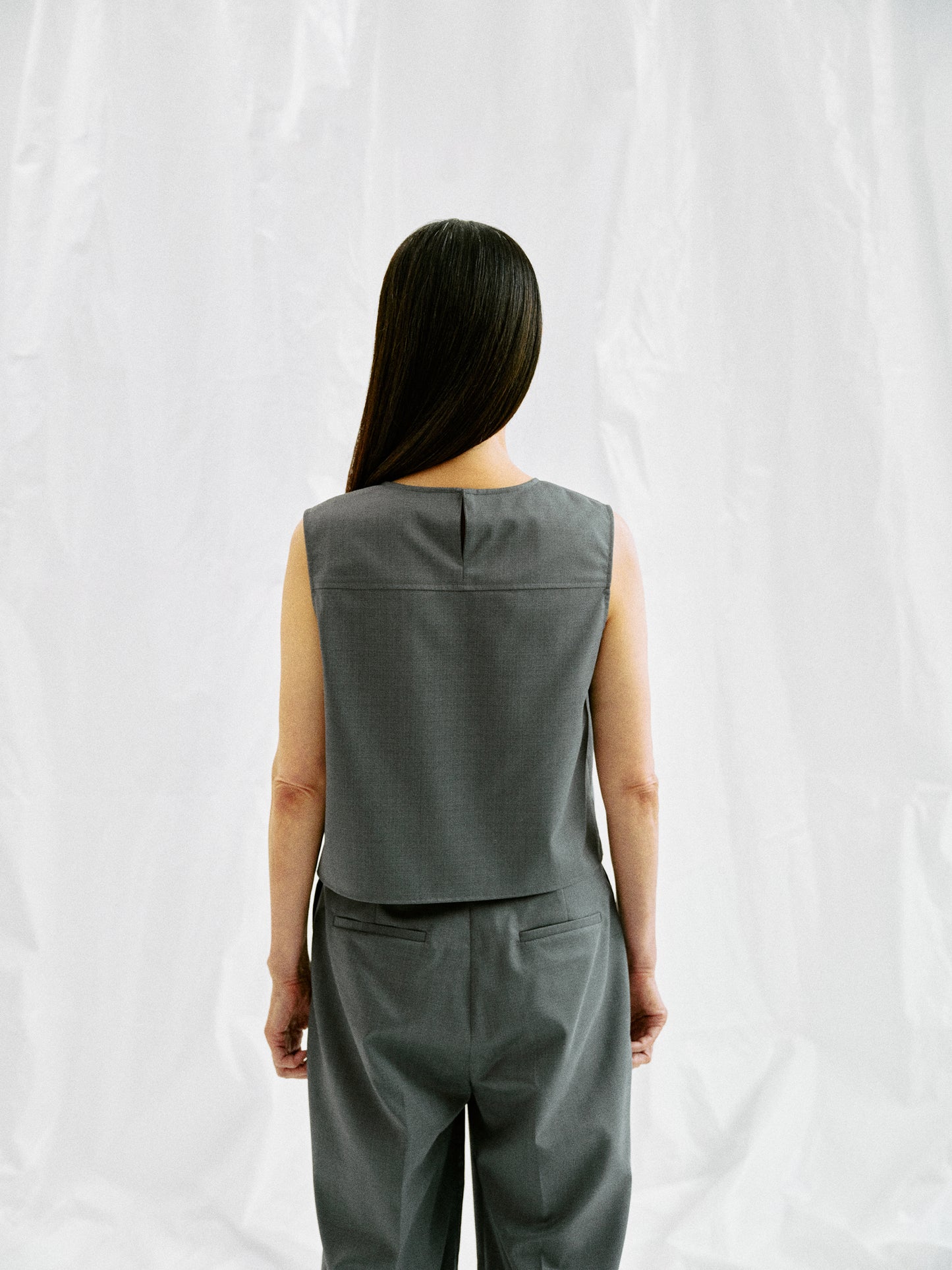 Sleeveless Suit Top, Anchor