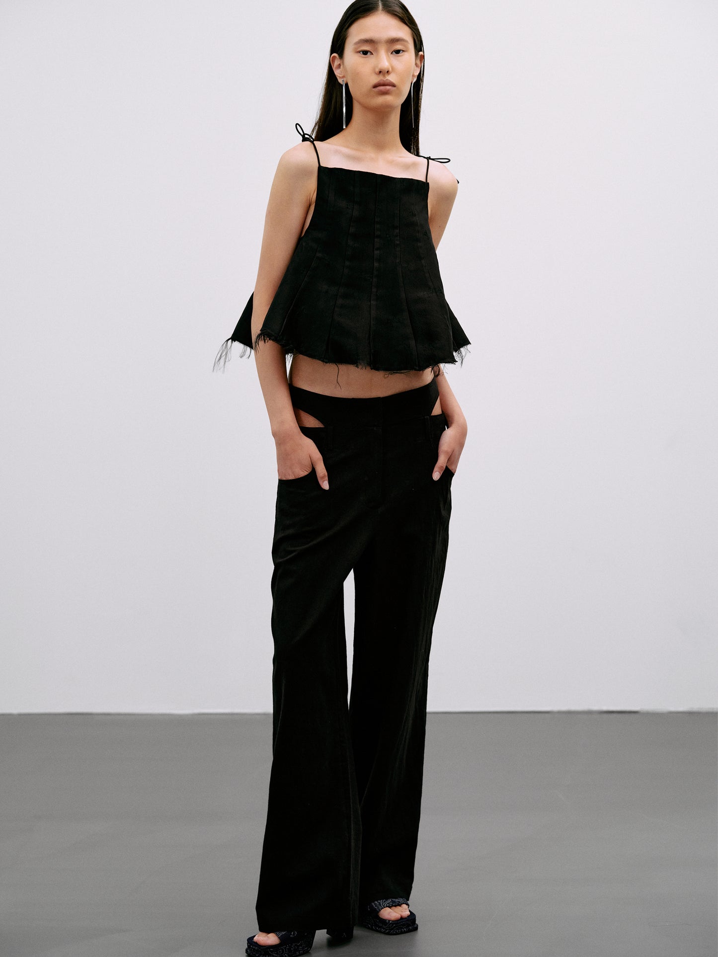 Extra Flared Camisole, Black