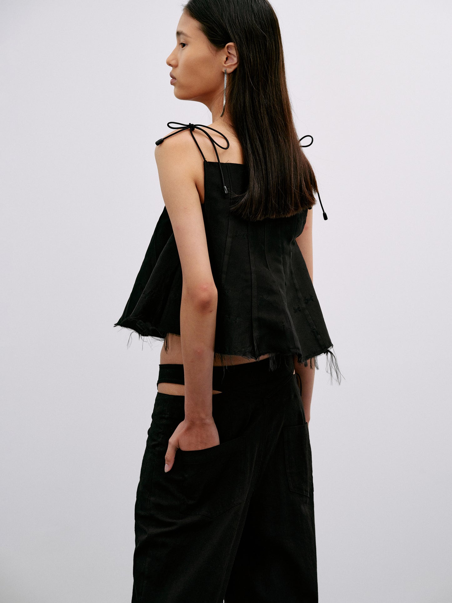 Extra Flared Camisole, Black