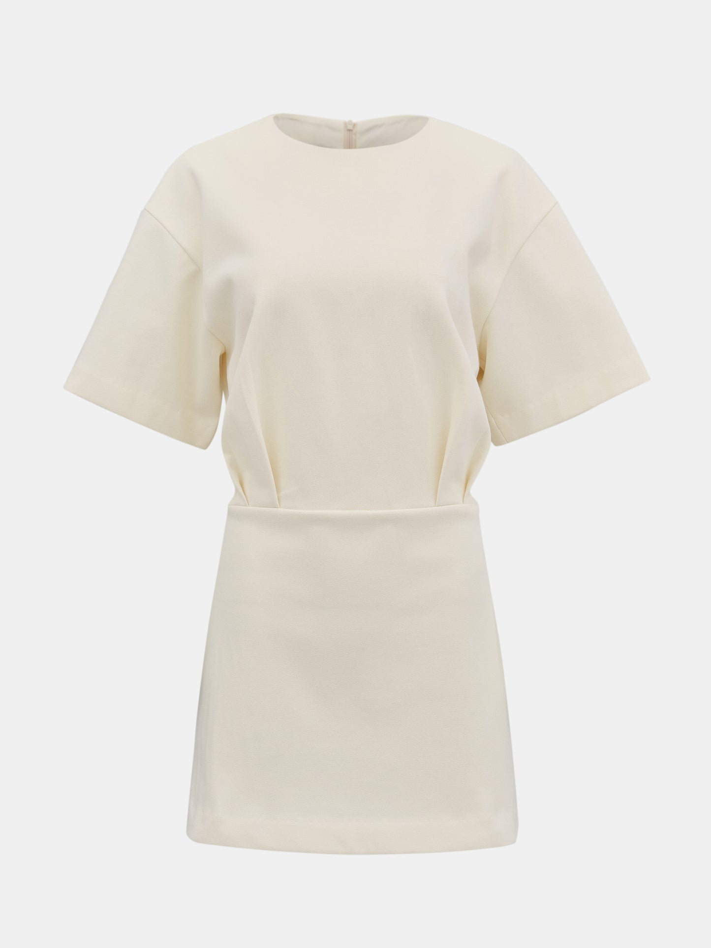 Cotton T-Shirt Dress, Cream
