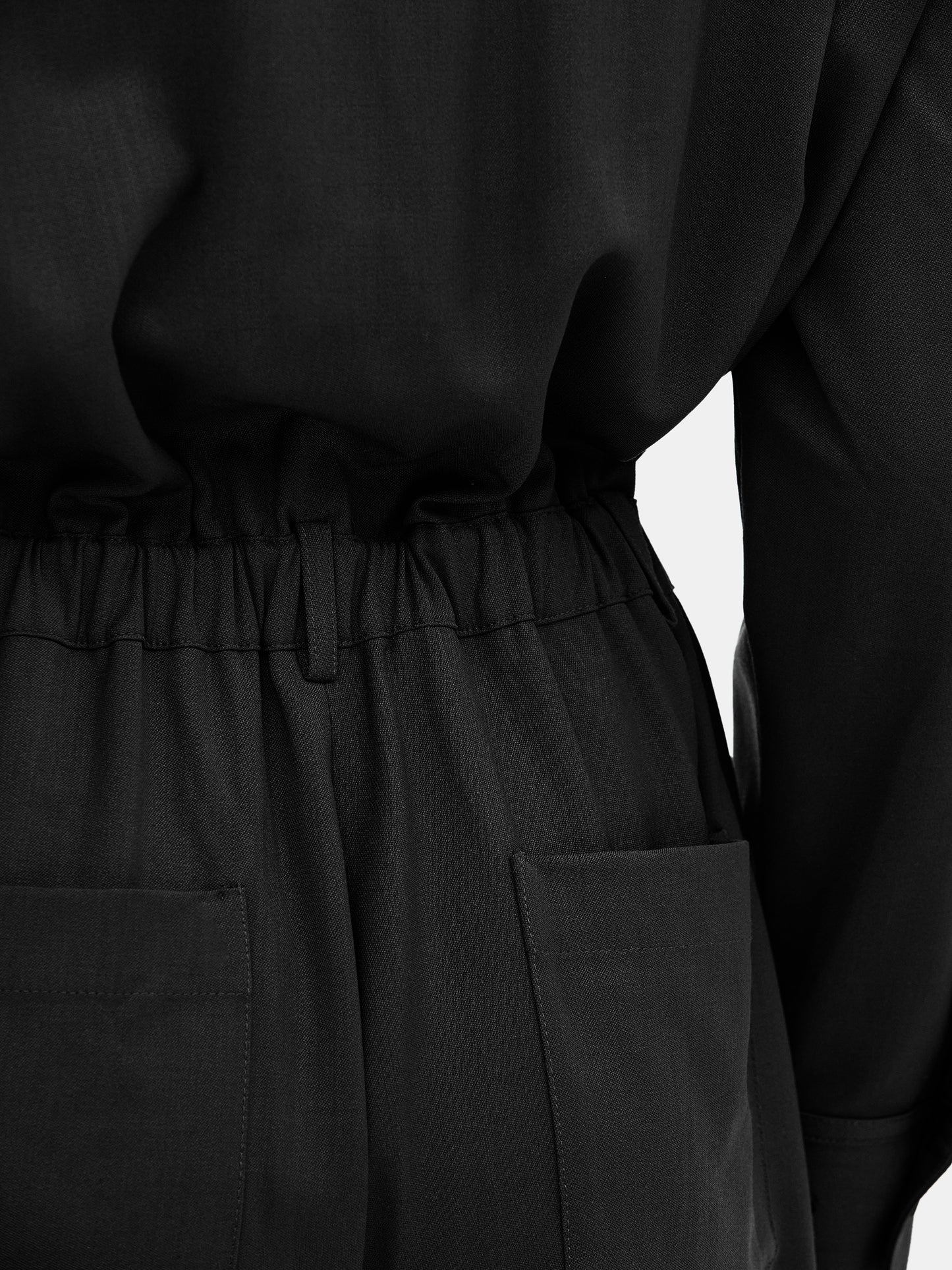 Tailored Jumpsuit, Black
