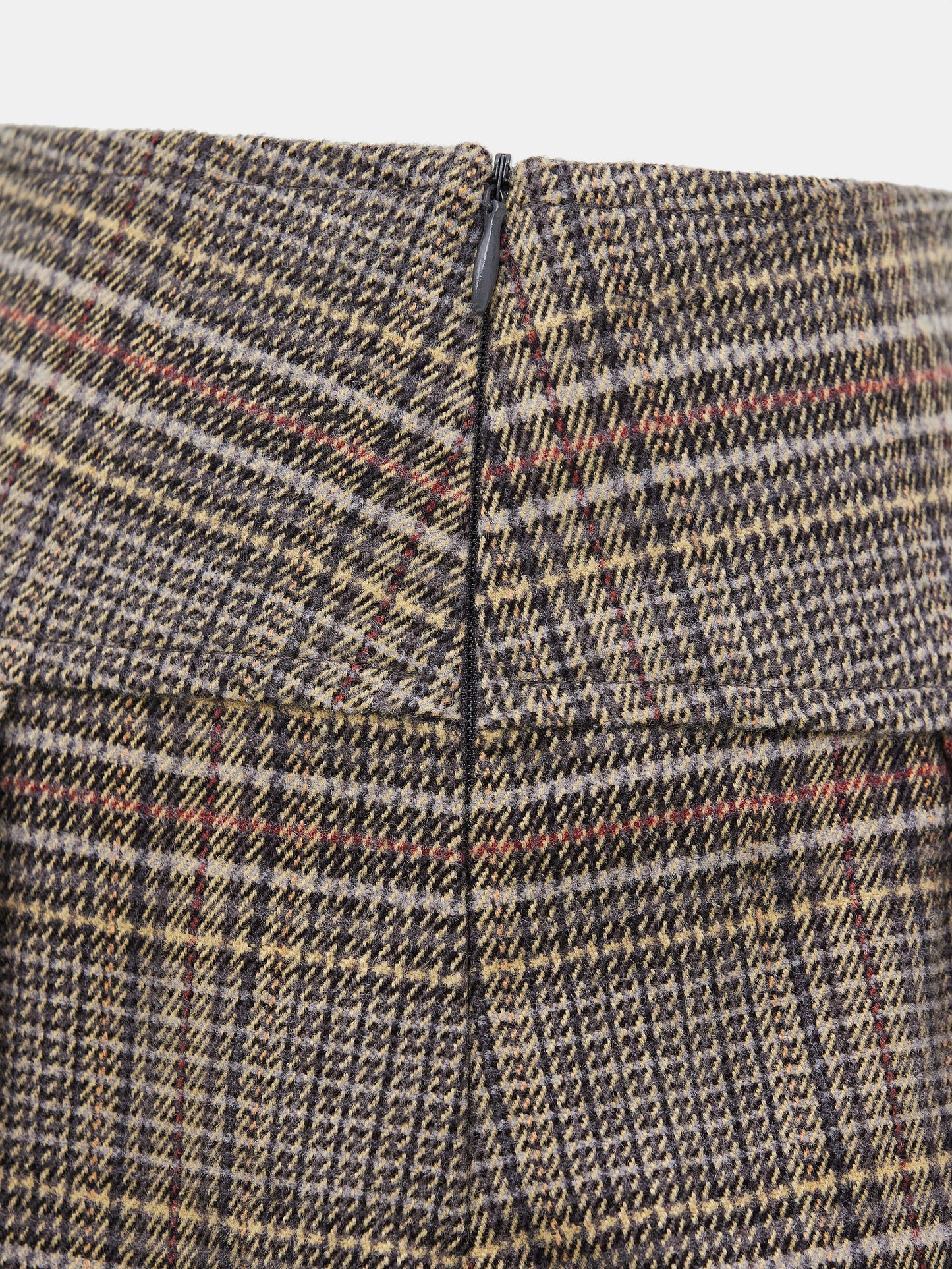 Glen Plaid Shorts, Brown