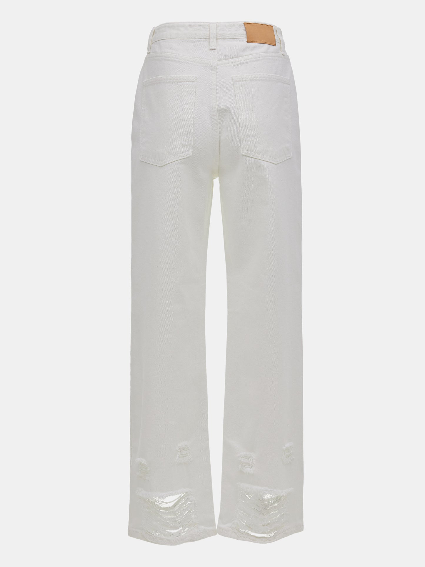 Distressed Jeans, White