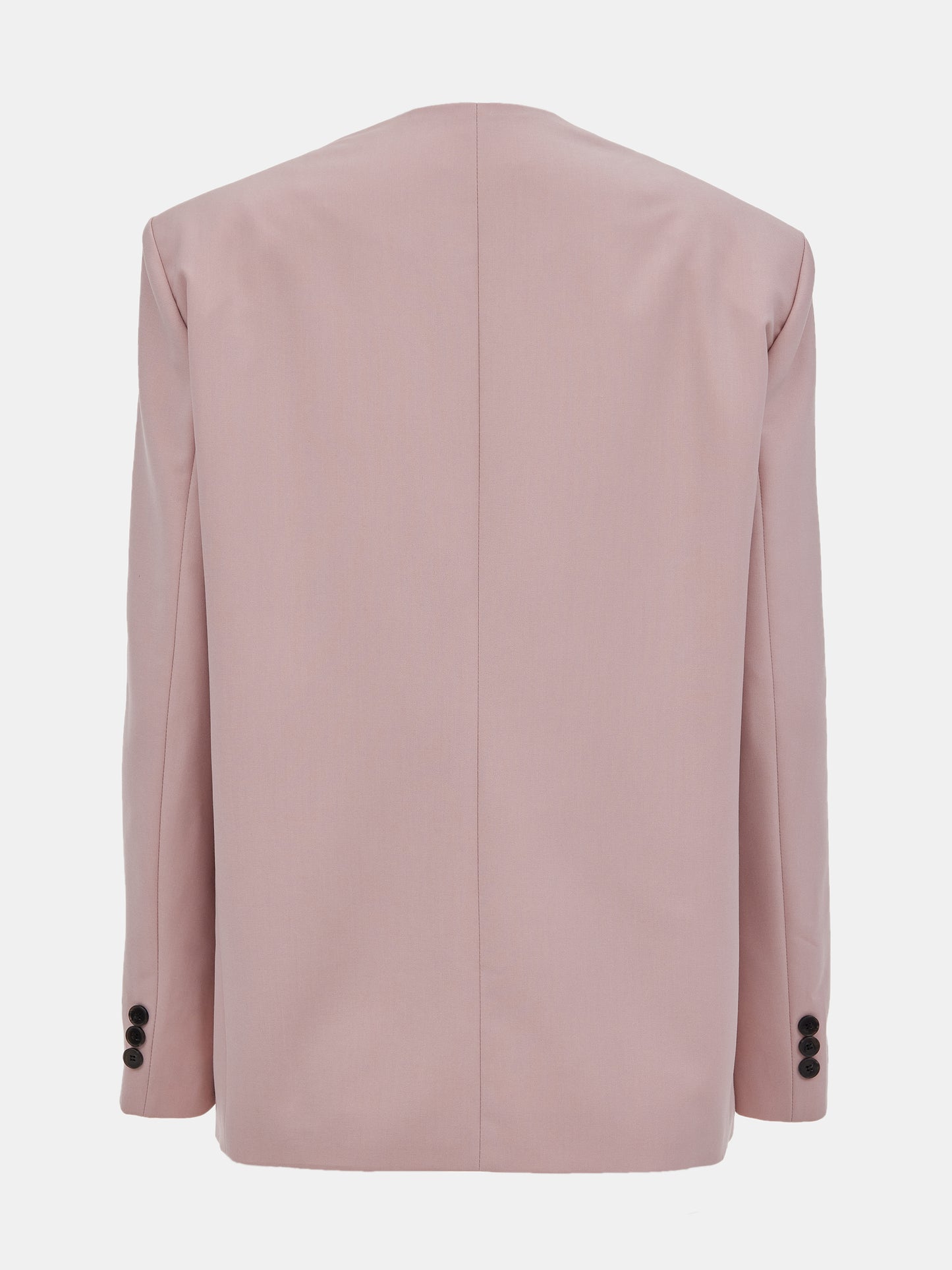 Collarless Blazer, Rose Bud