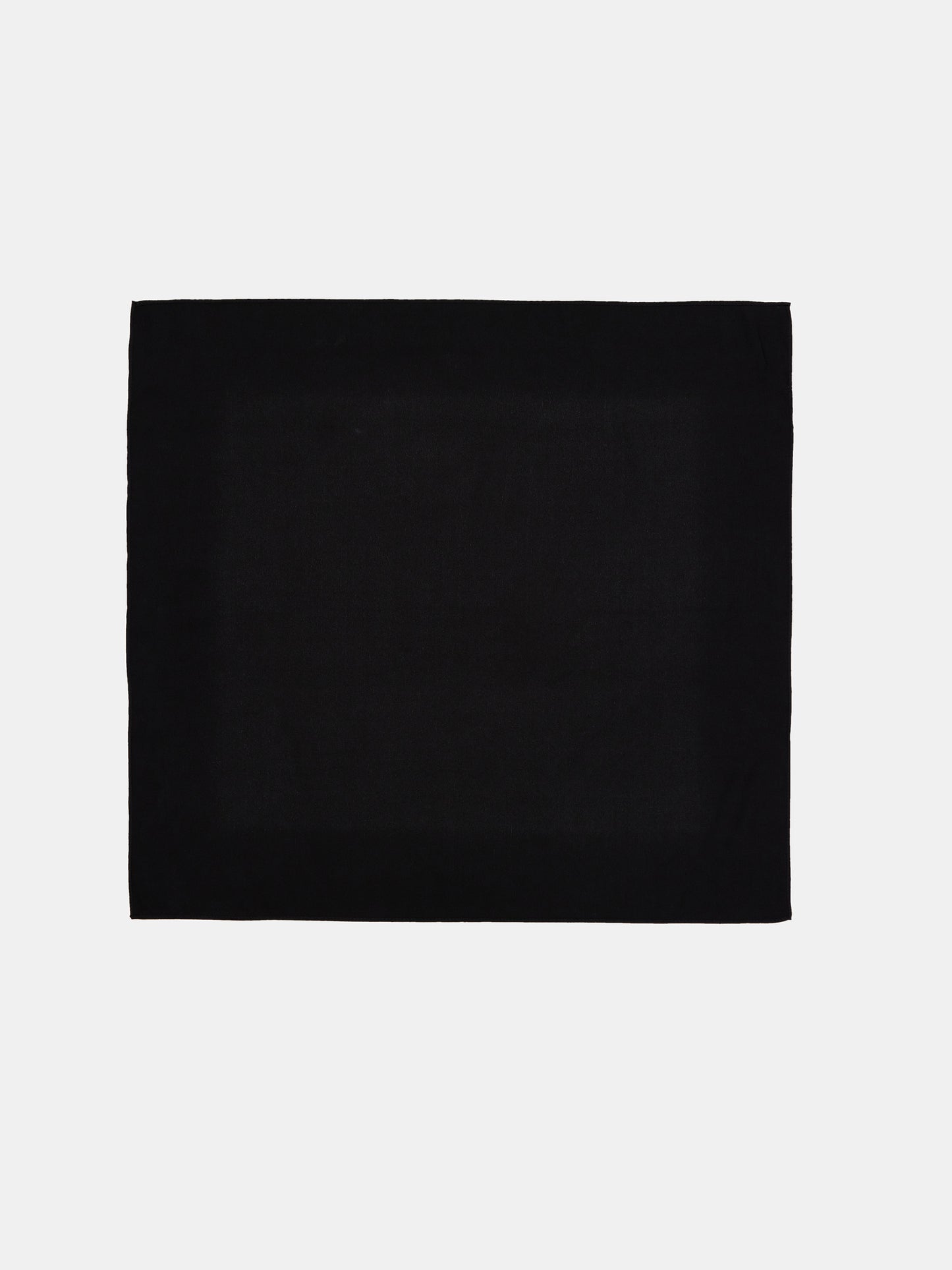Solid Silk Scarf, Black