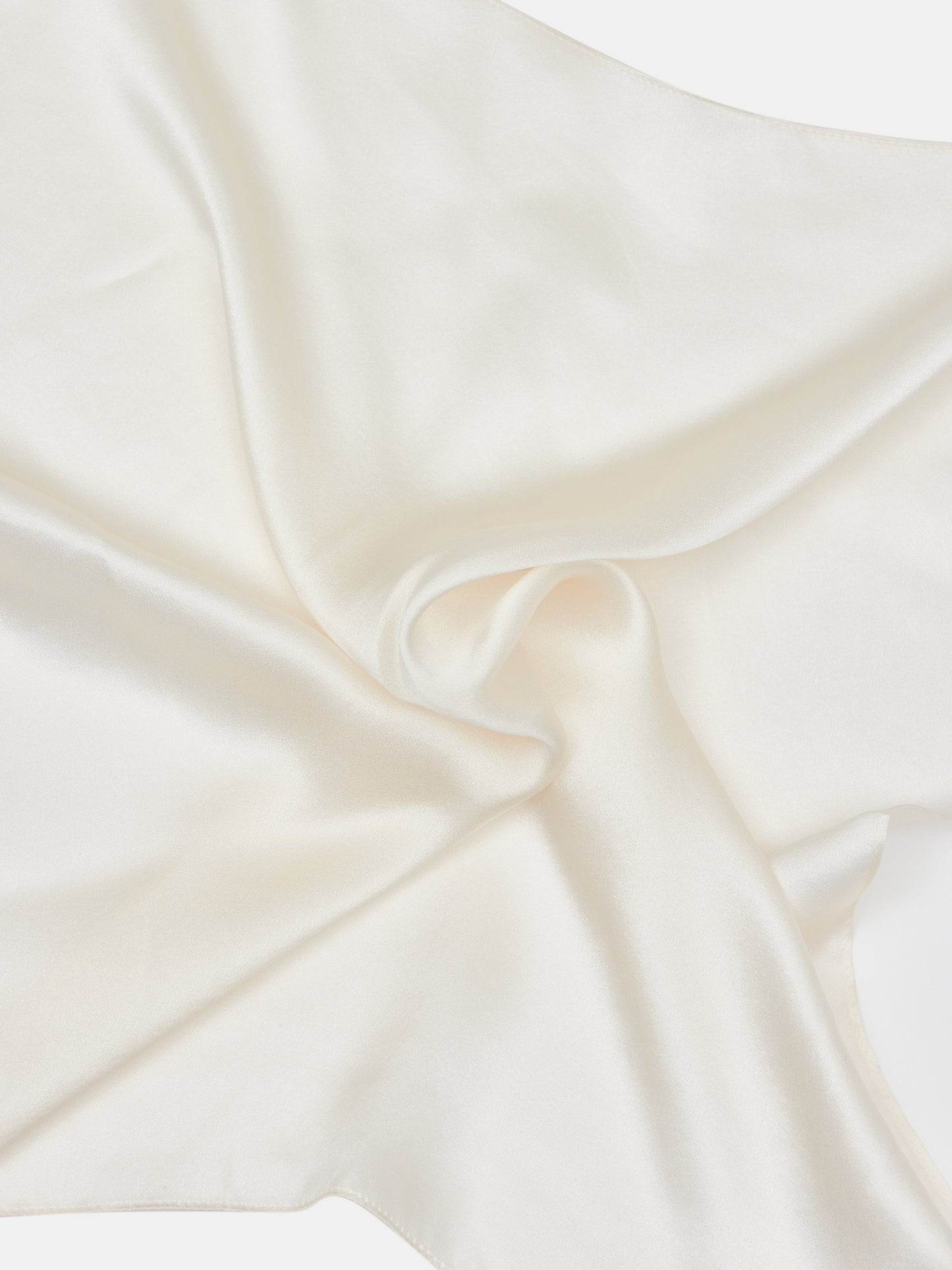 Solid Silk Scarf, Ivory