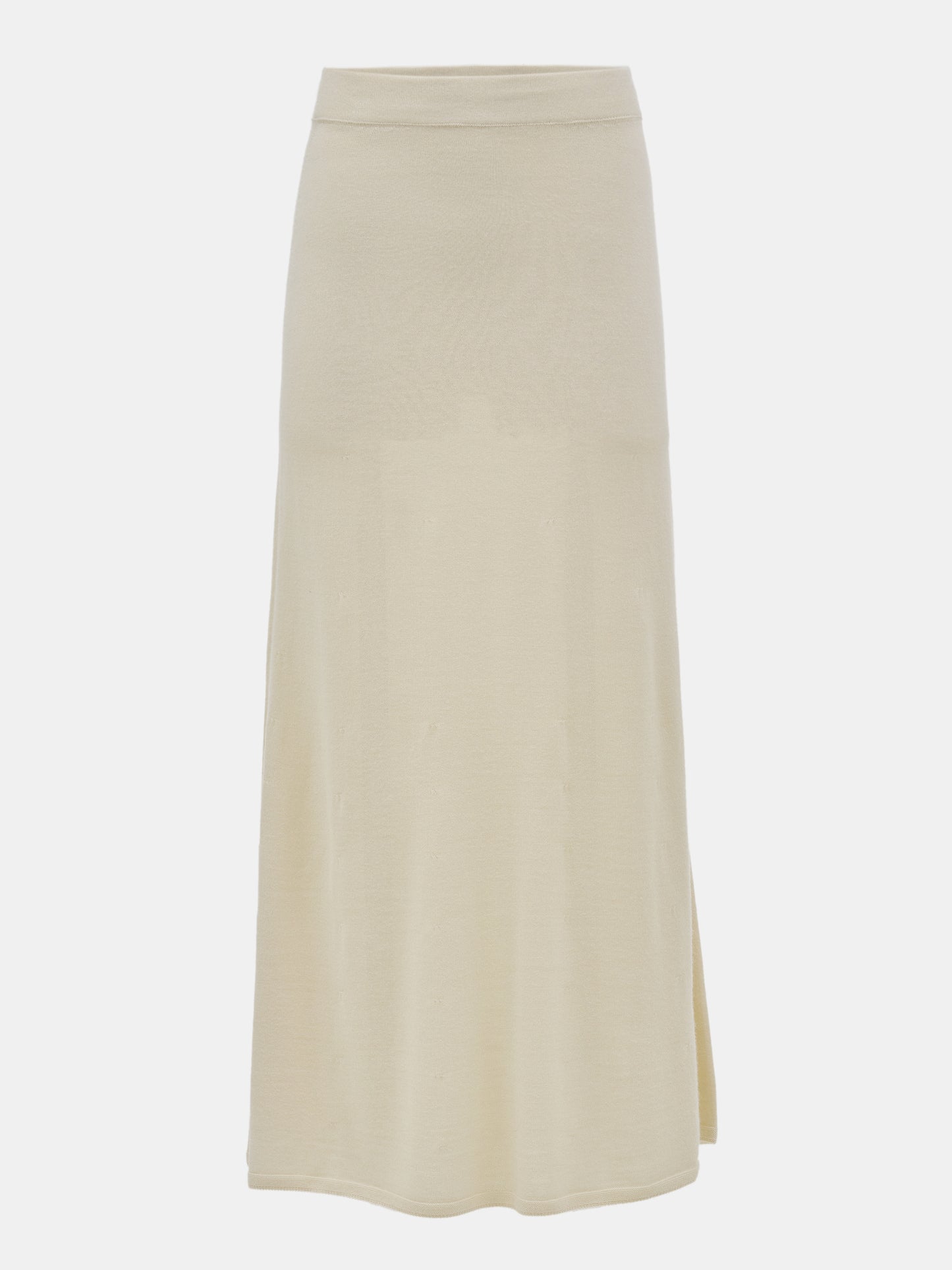 Knitted Midi Skirt, Macadamia