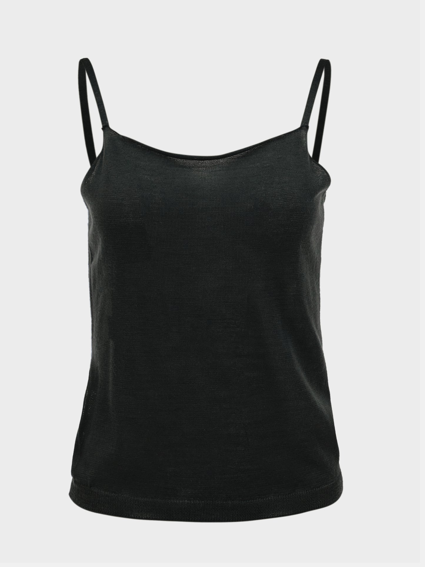 Knitted Camisole, Dark Green