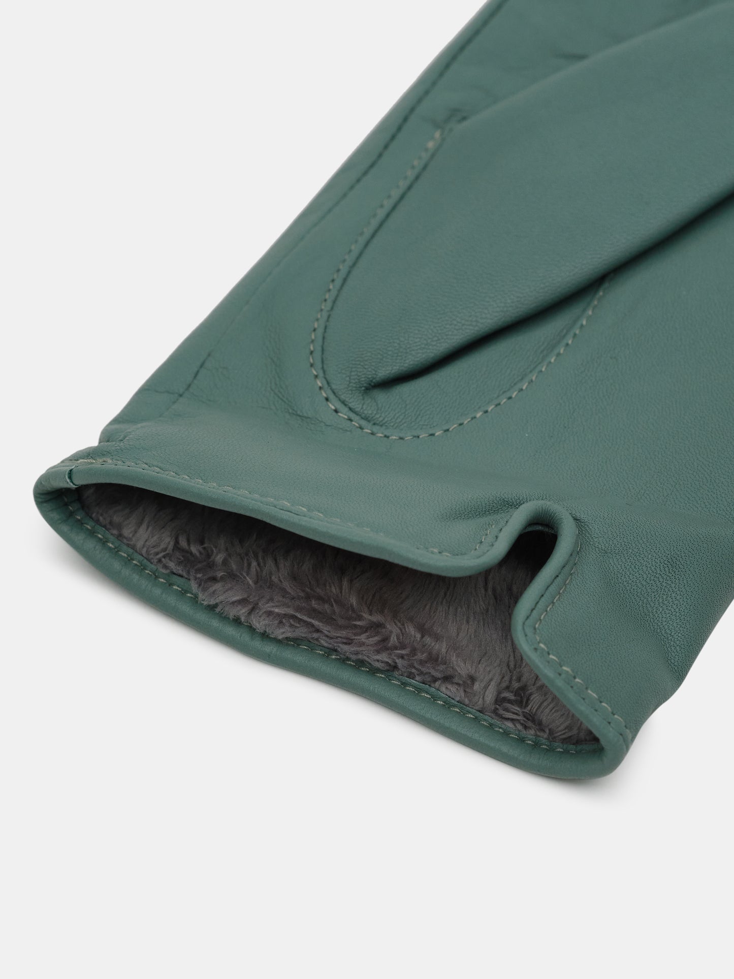 Lambskin Leather Gloves, Teal
