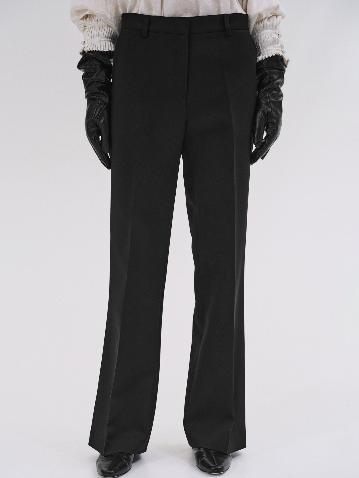 Signature Slim Trousers, Black
