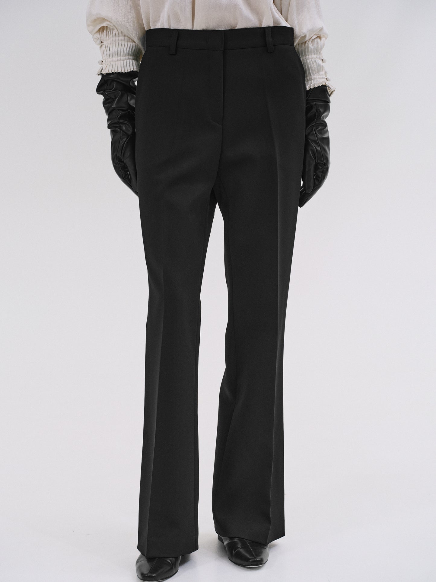 Signature Slim Trousers, Black