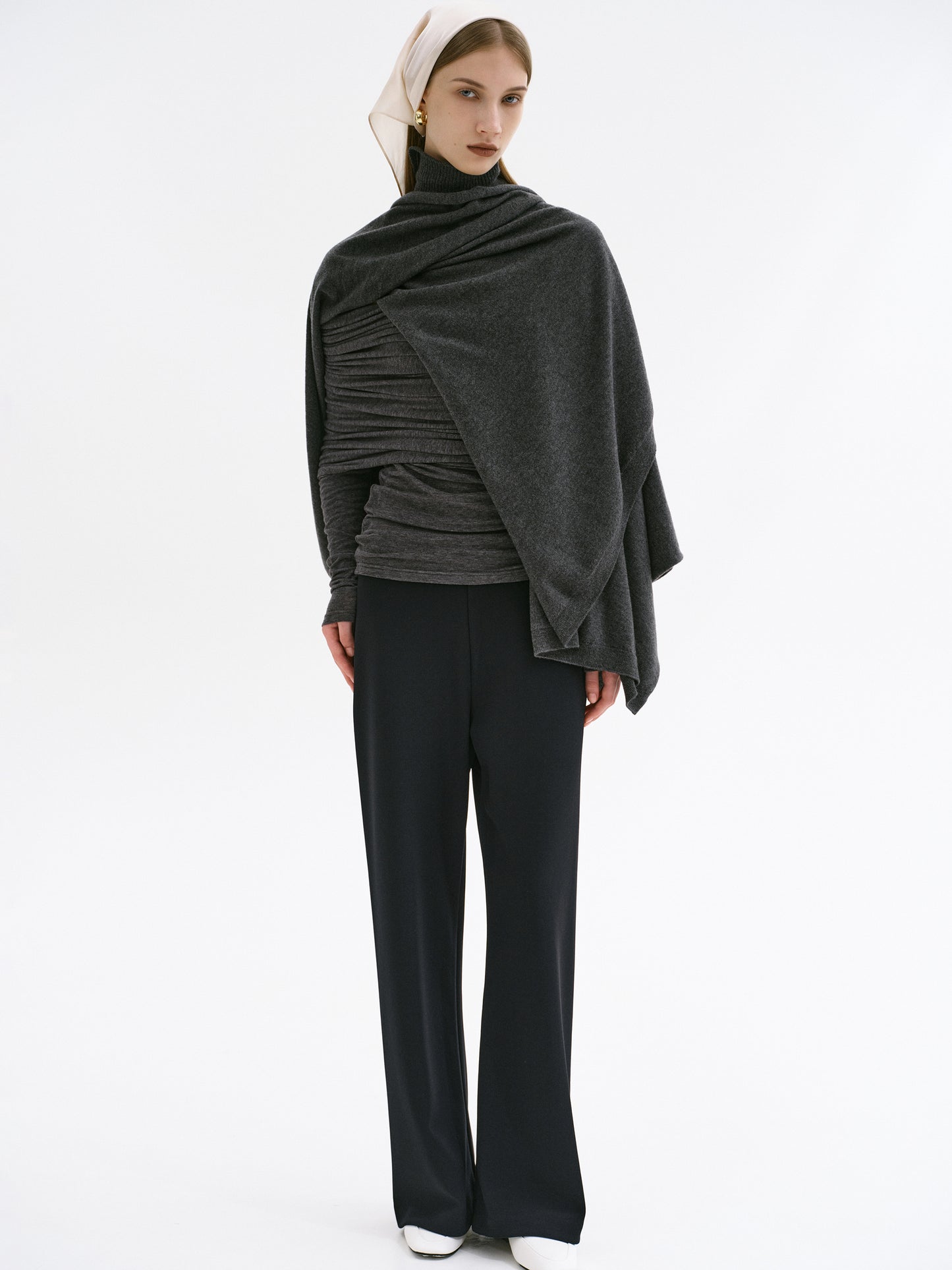 Elasticated Comfort Trousers, Navy