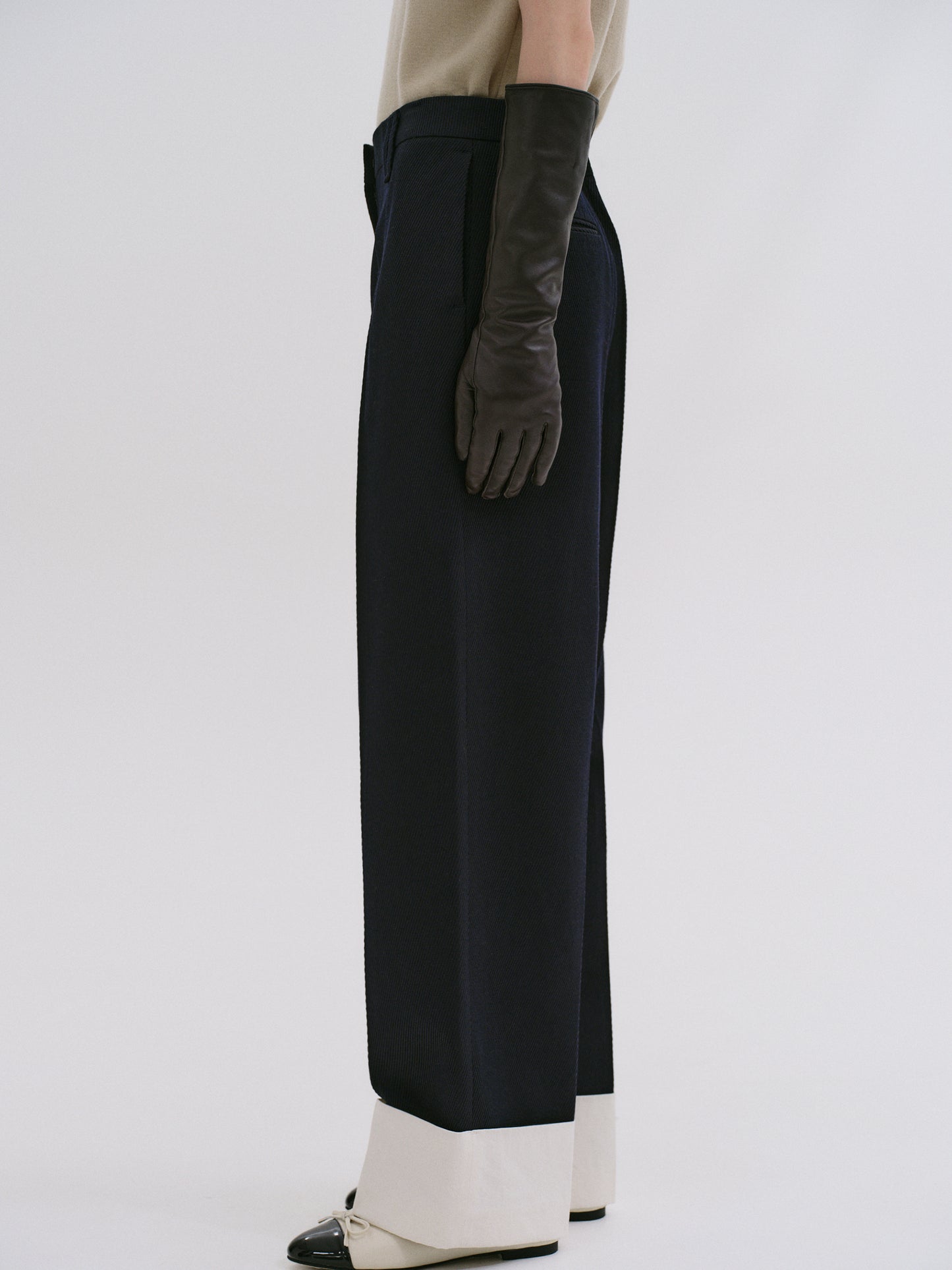Klive Turn-Up Trousers, Royal Blue