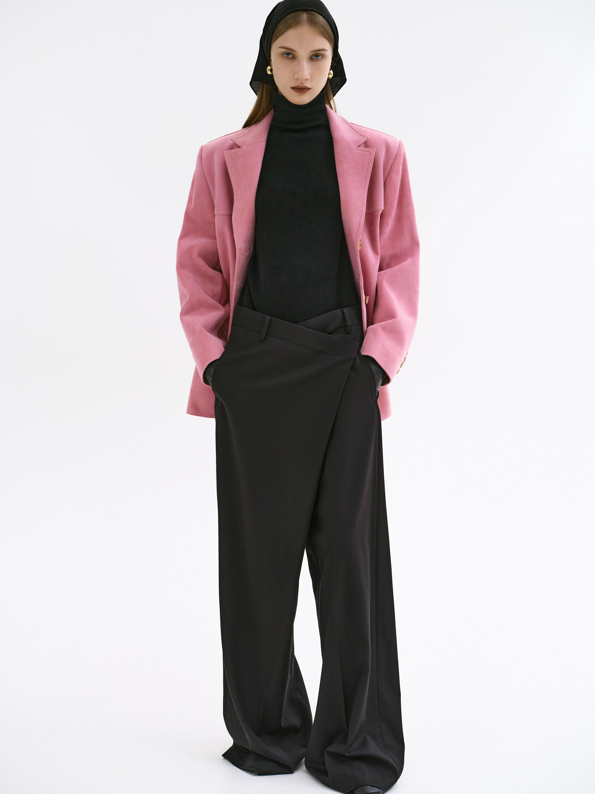 Rennert Criss Cross Trousers, Black
