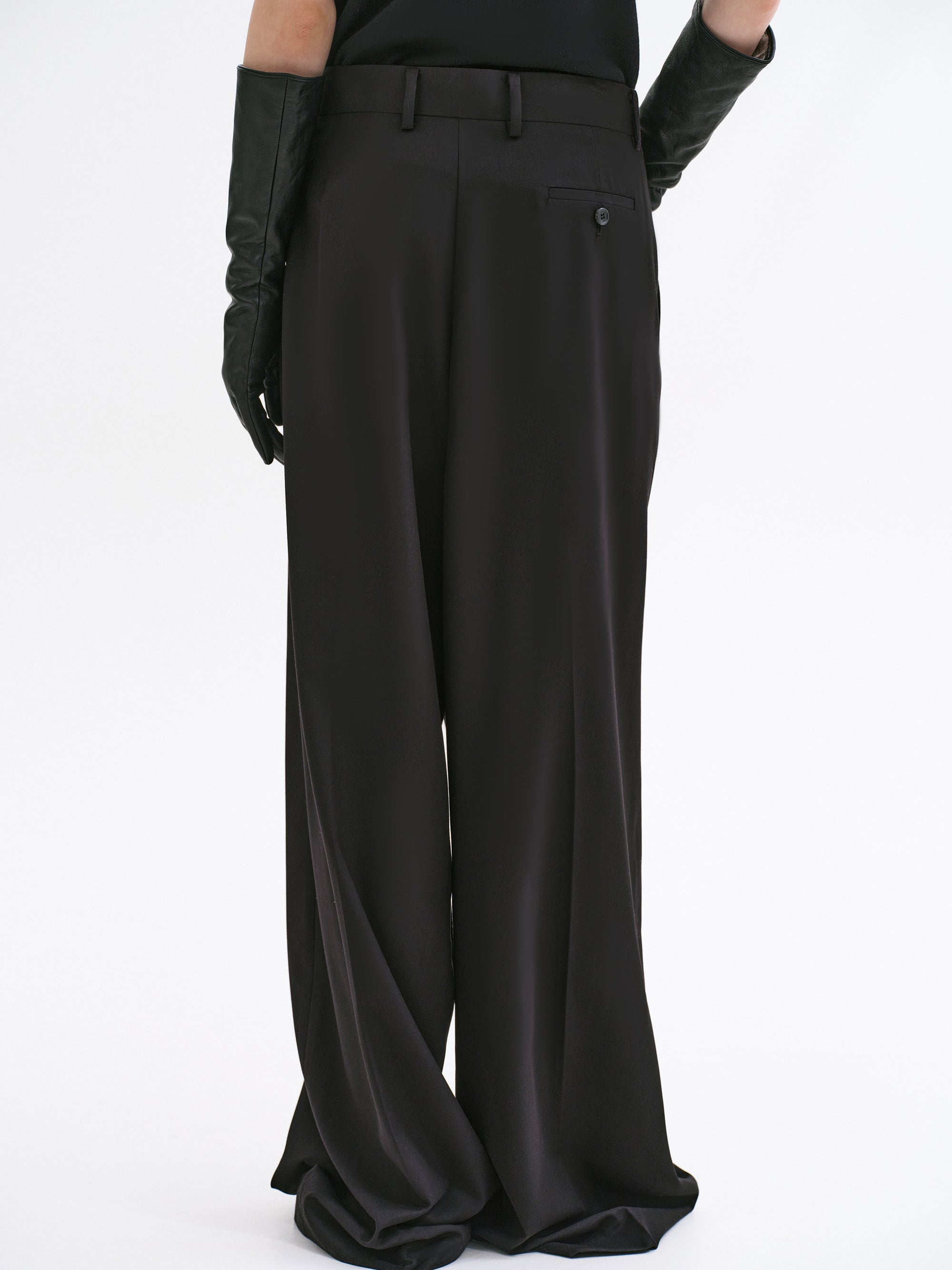 Rennert Criss Cross Trousers, Black
