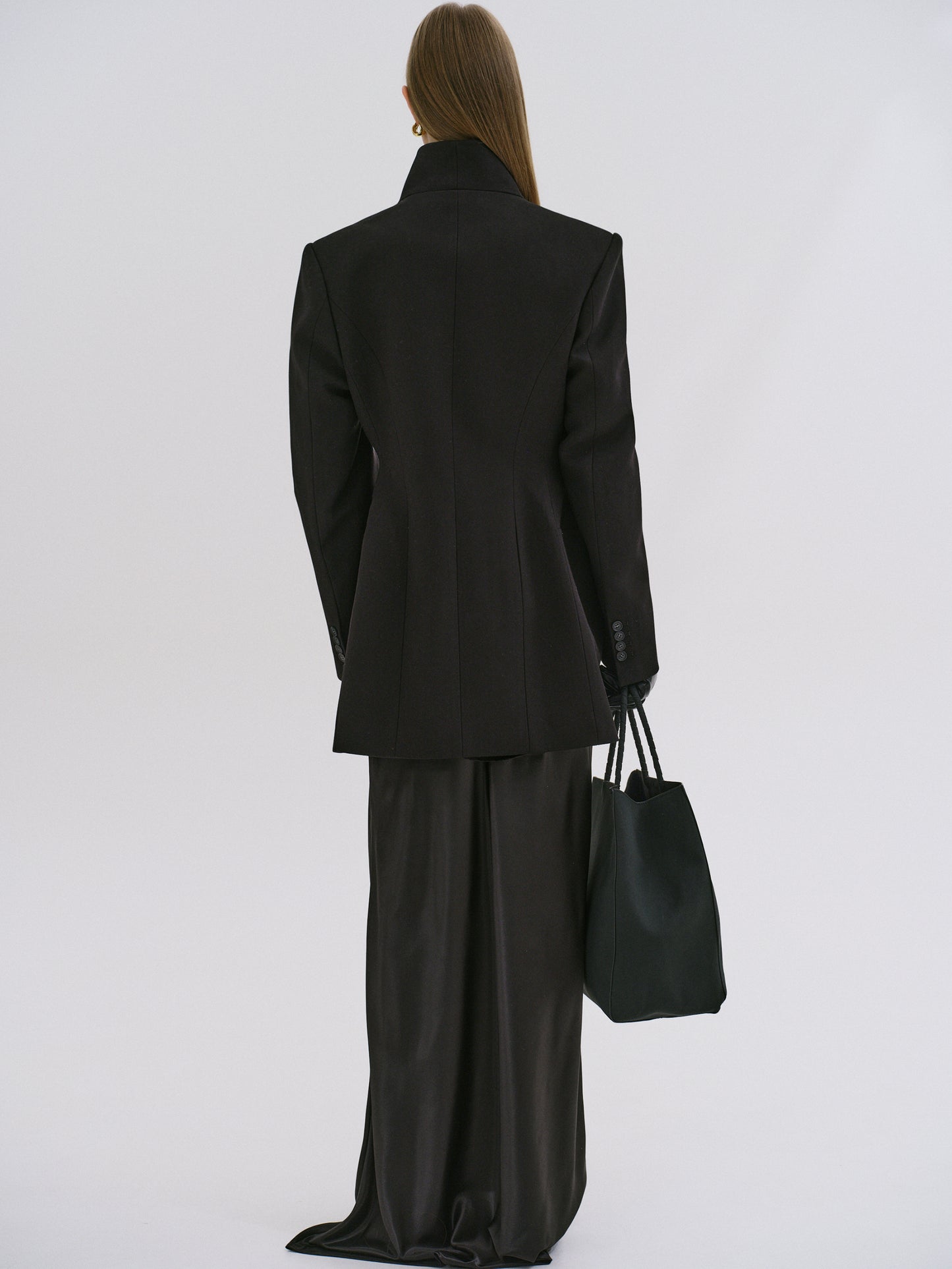 (Pre-order) Corrin Wrap Blazer, Black