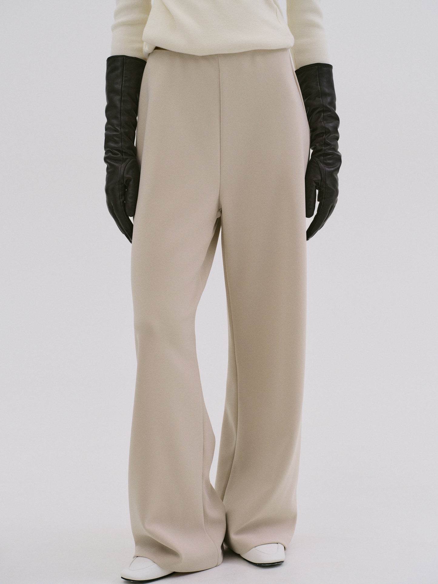 Elasticated Comfort Trousers, Dove