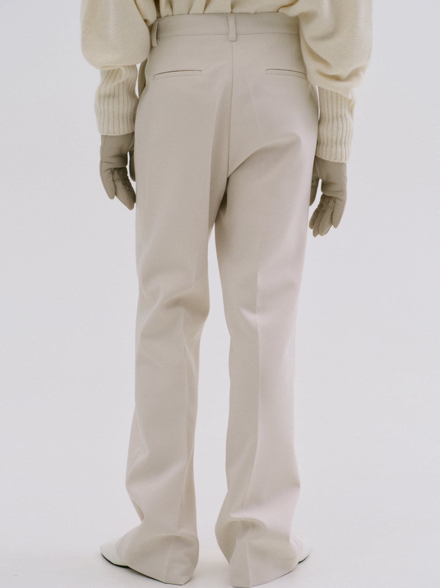 Signature Slim Trousers, Antique Cream