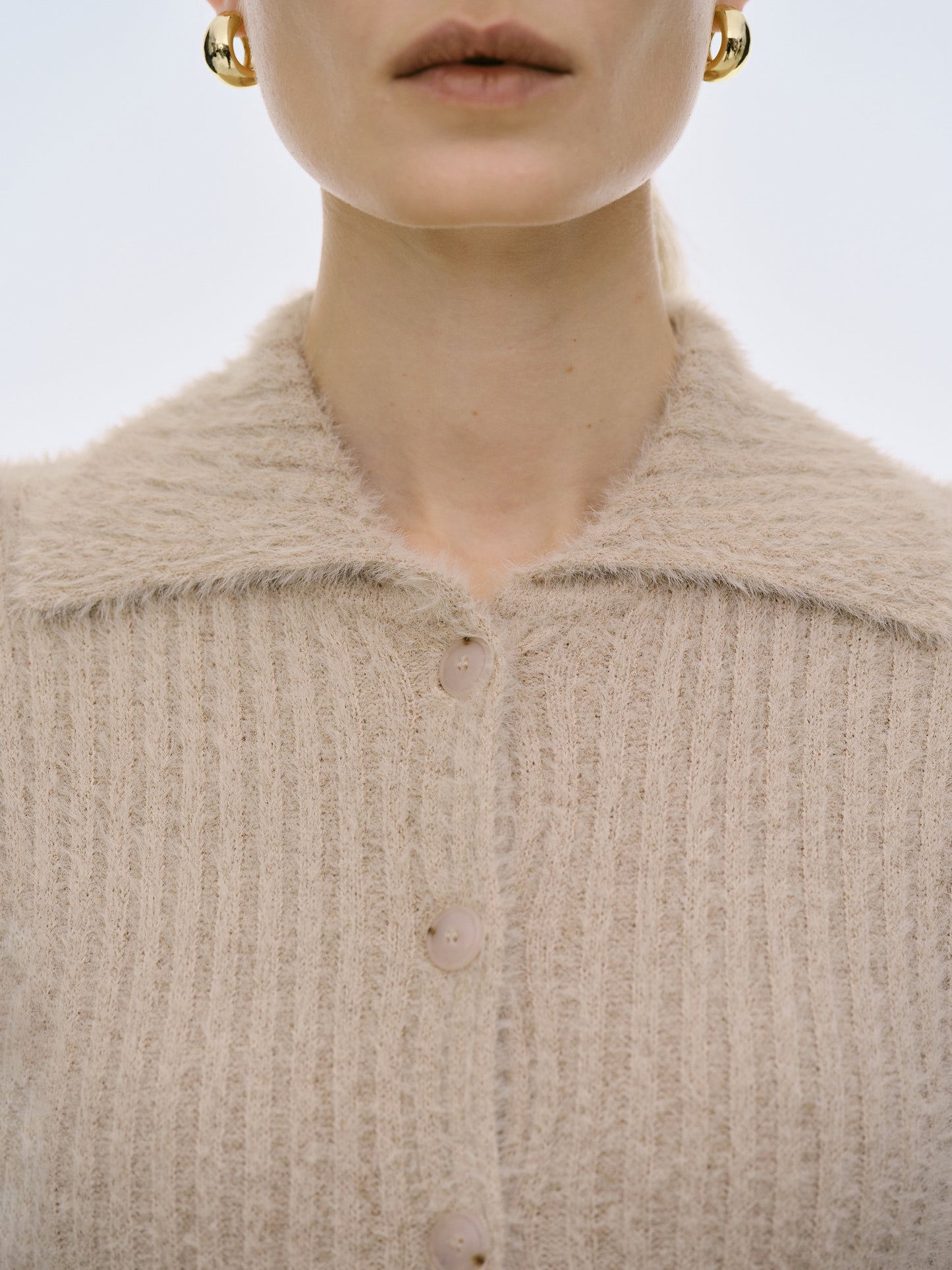 Erwin Longline Knit, Oat