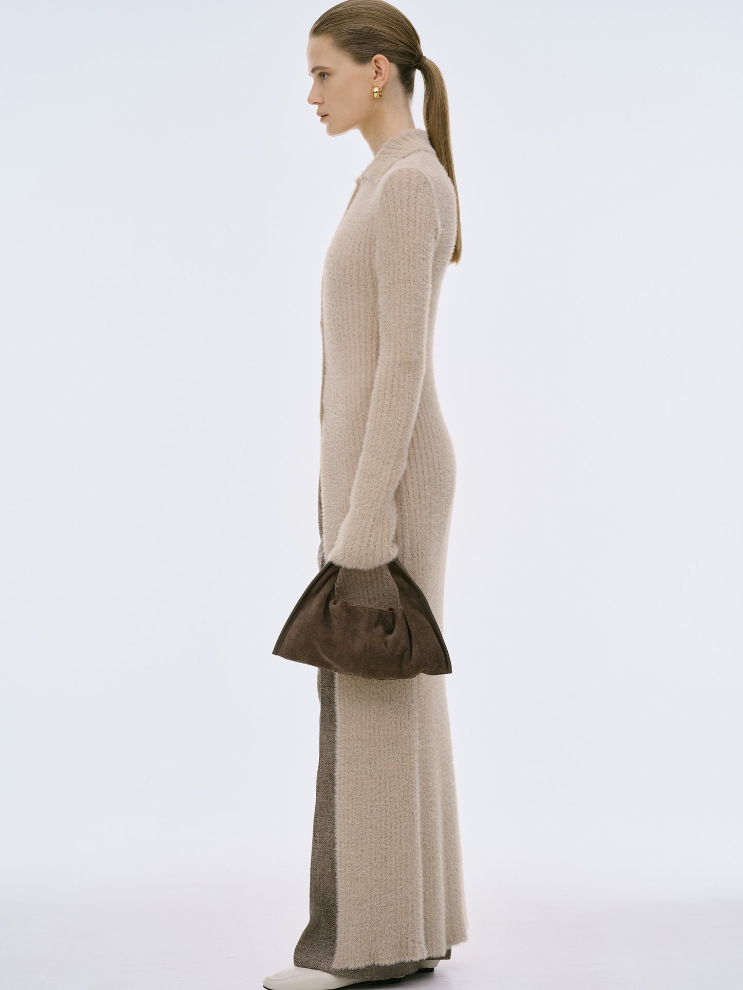 Erwin Longline Knit, Oat