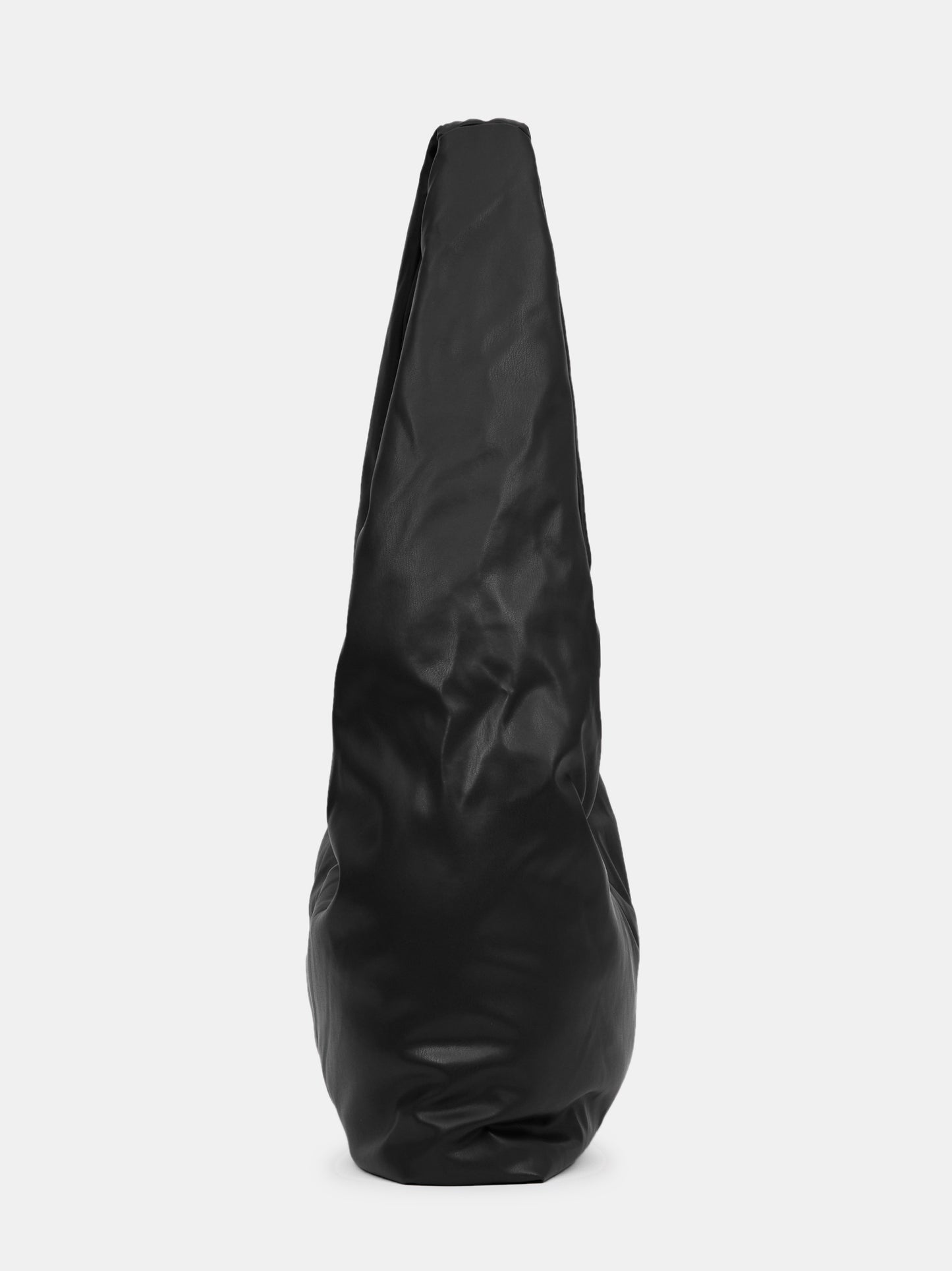 (Pre-order) Padded Faux Leather Shoulder Bag, Black