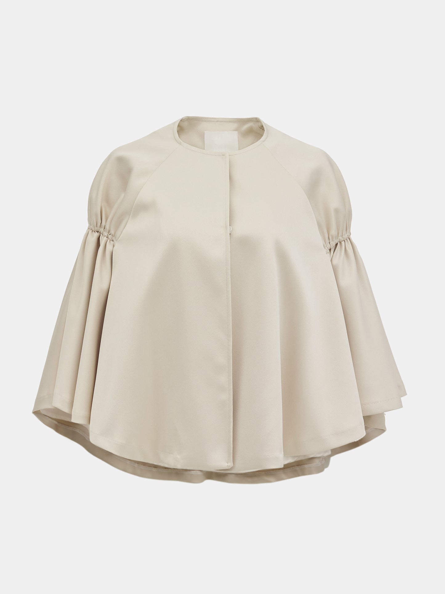 Satin-Effect Cape, Shell