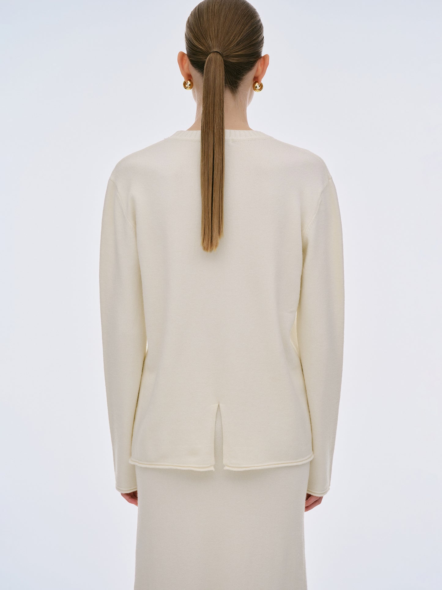 Atis Three-Piece Knit Set, Cream