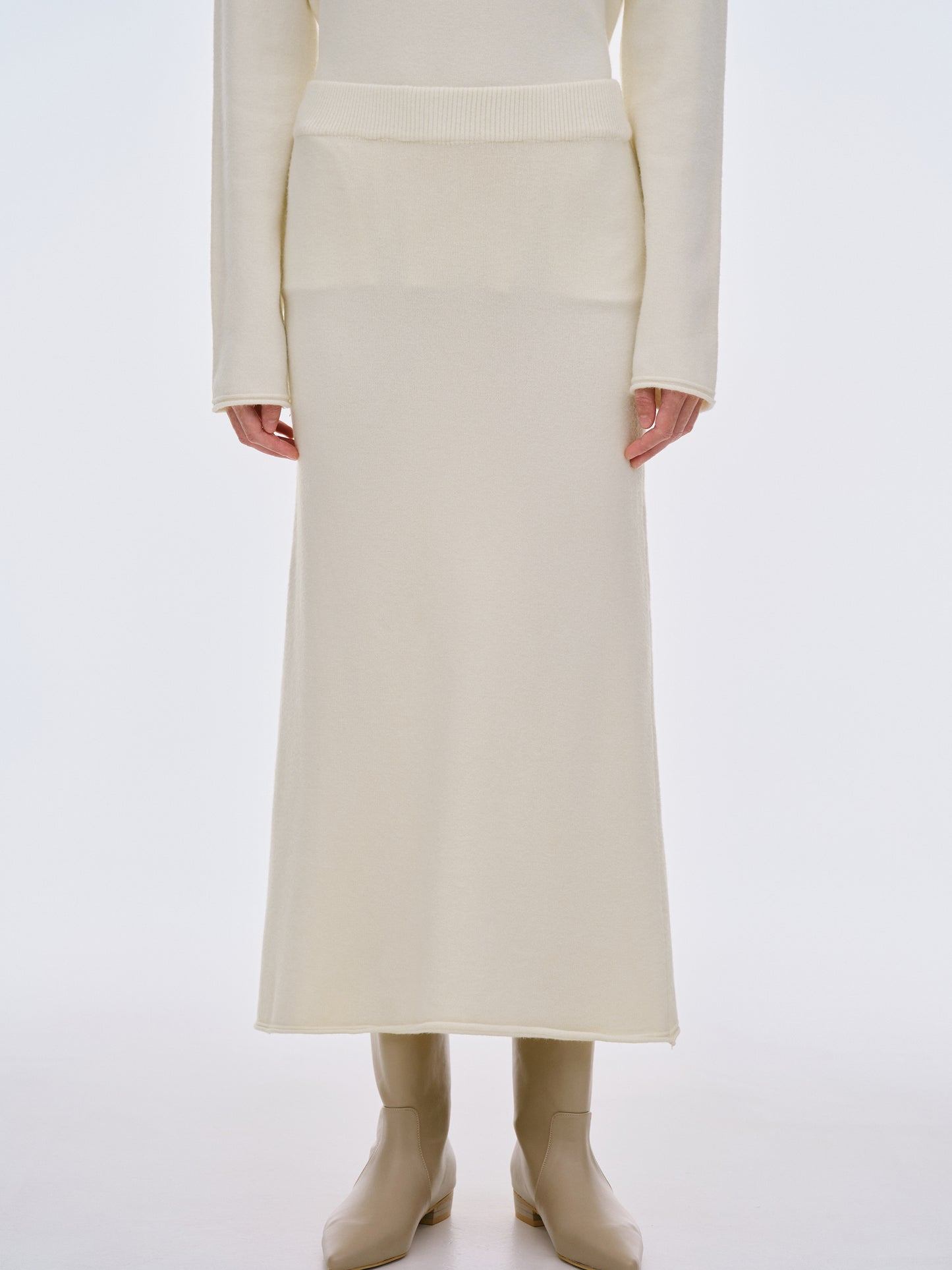 Atis Three-Piece Knit Set, Cream
