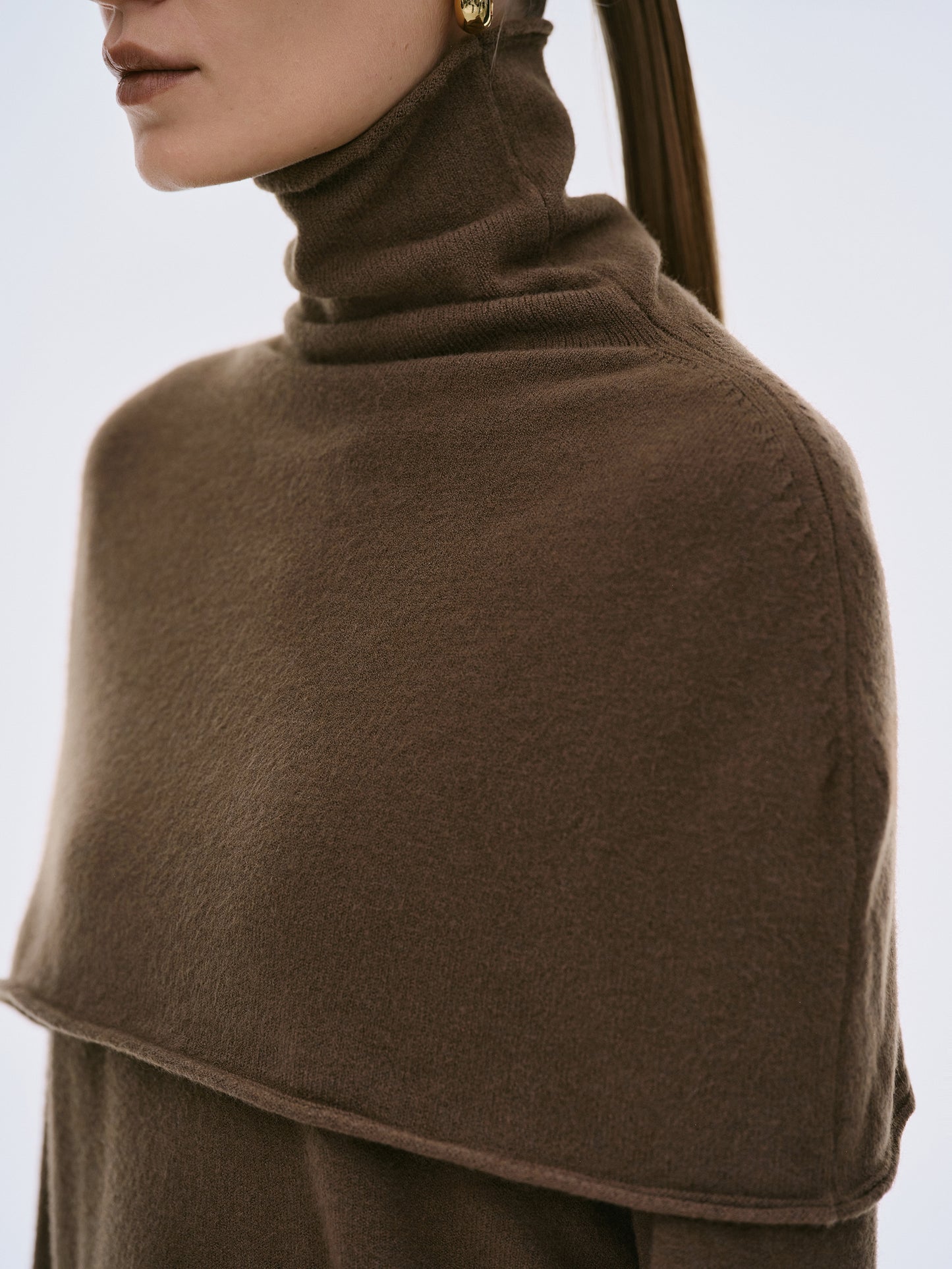 Atis Three-Piece Knit Set, Brunette