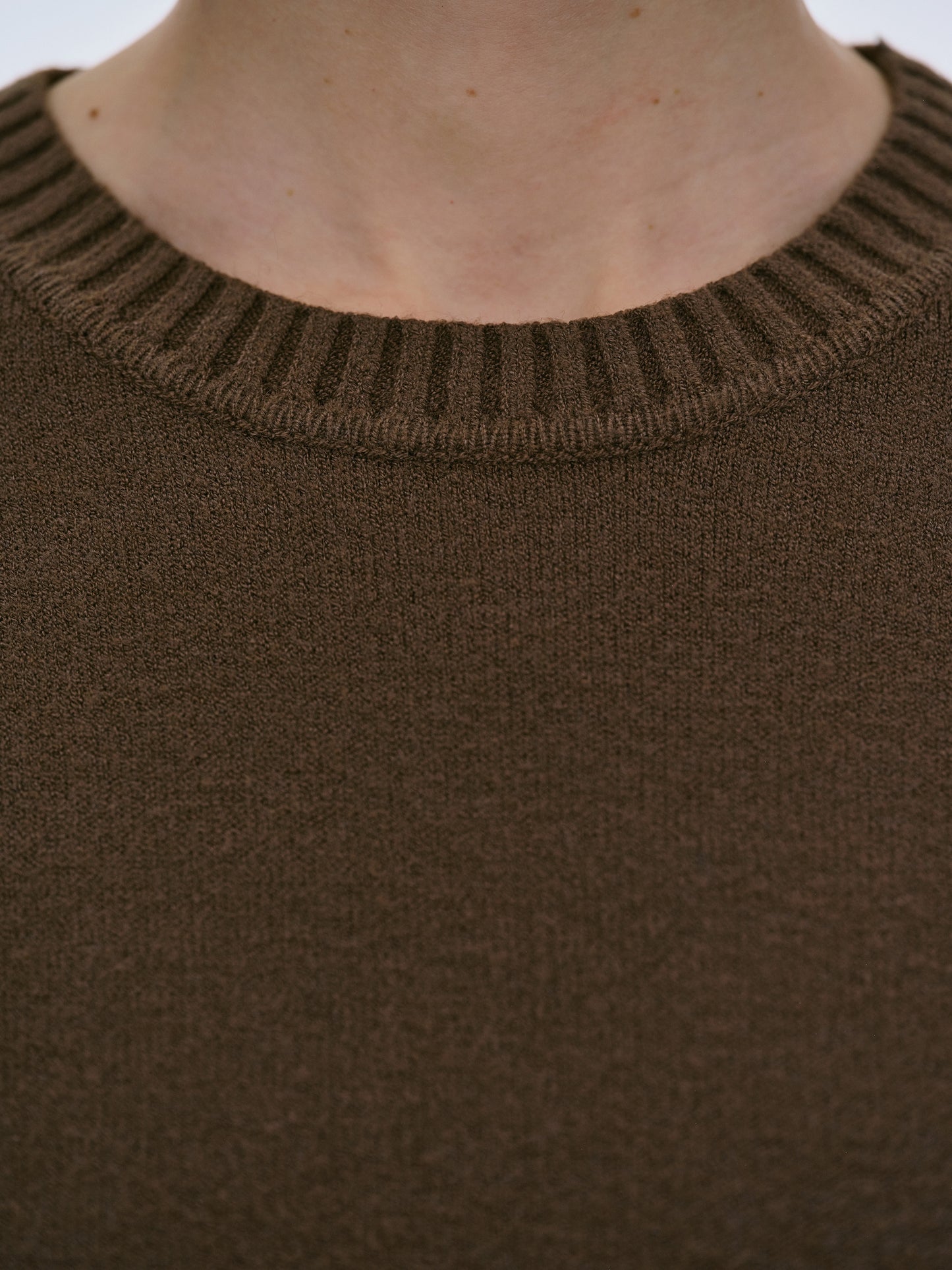 Atis Three-Piece Knit Set, Brunette