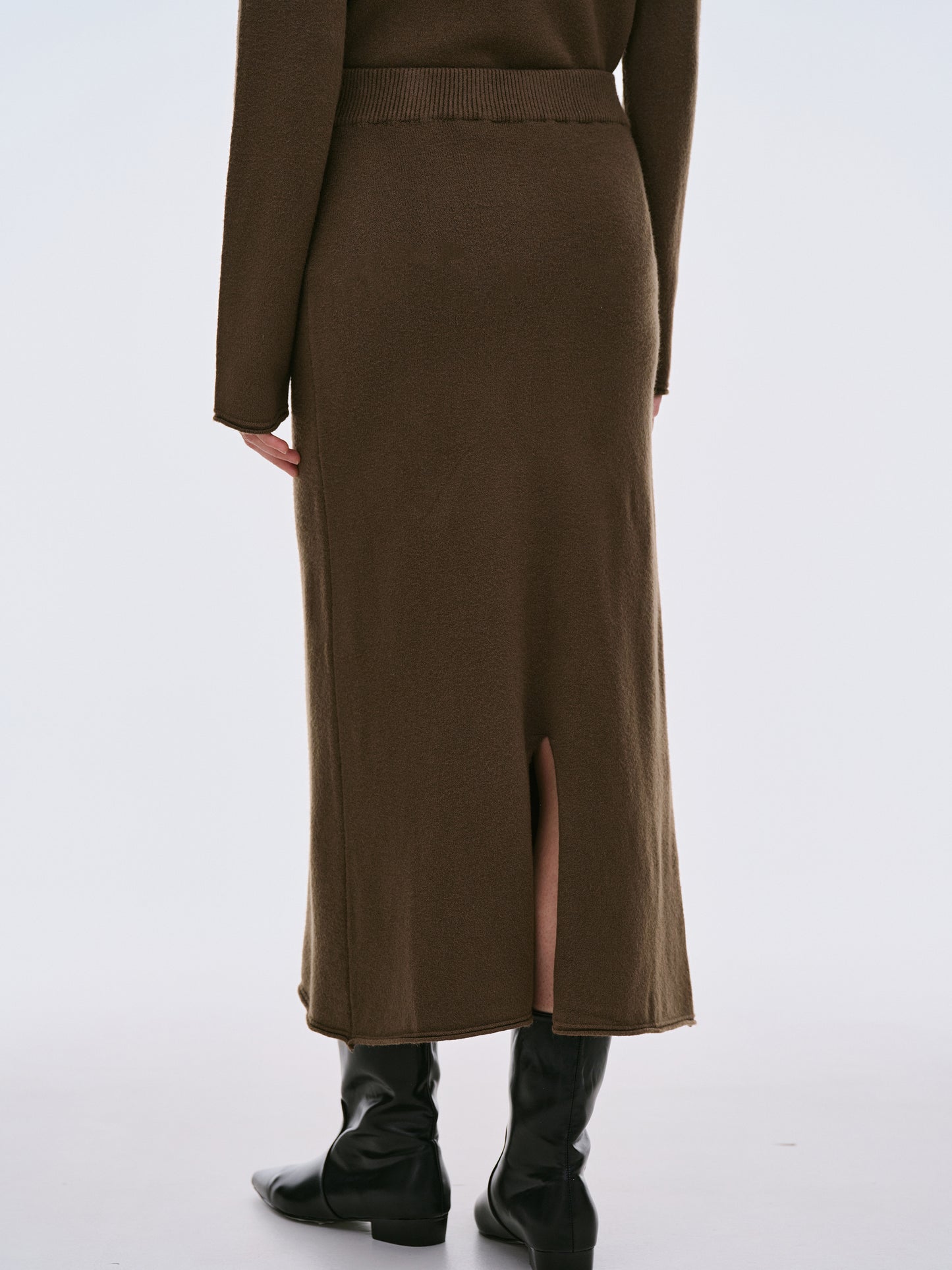 Atis Three-Piece Knit Set, Brunette