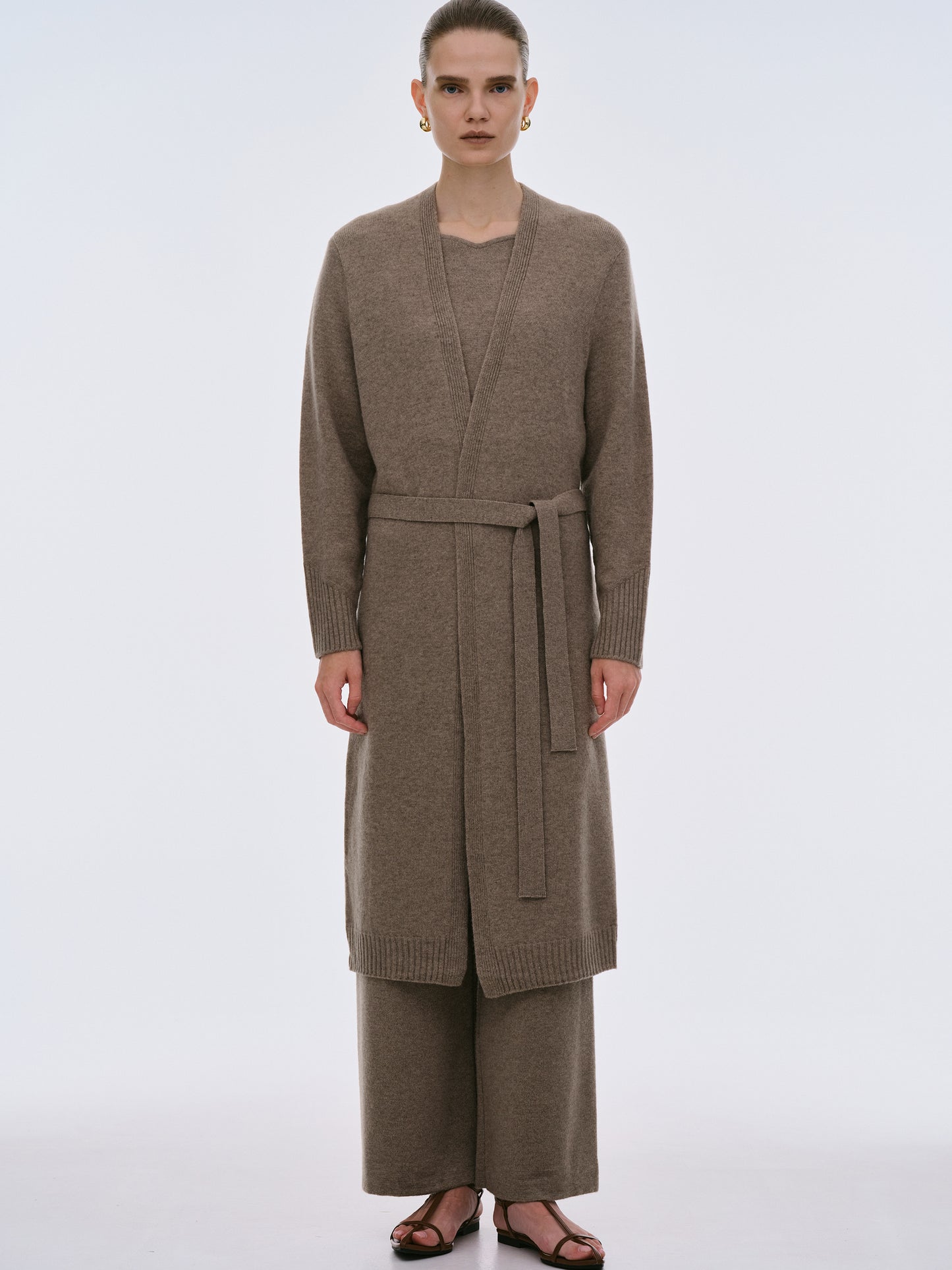 Fonteyn Cashmere Cardigan, Mud
