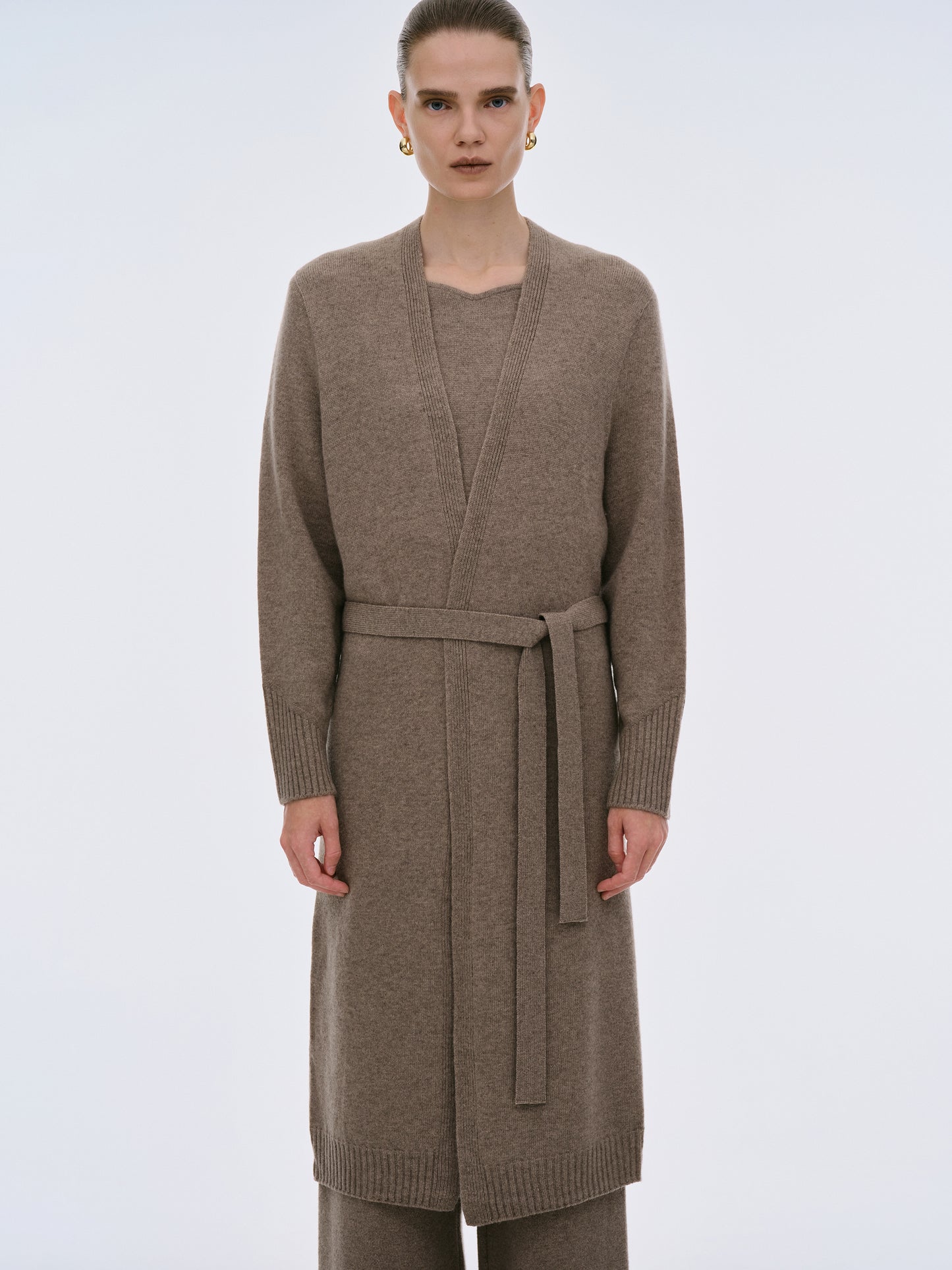 Fonteyn Cashmere Cardigan, Mud