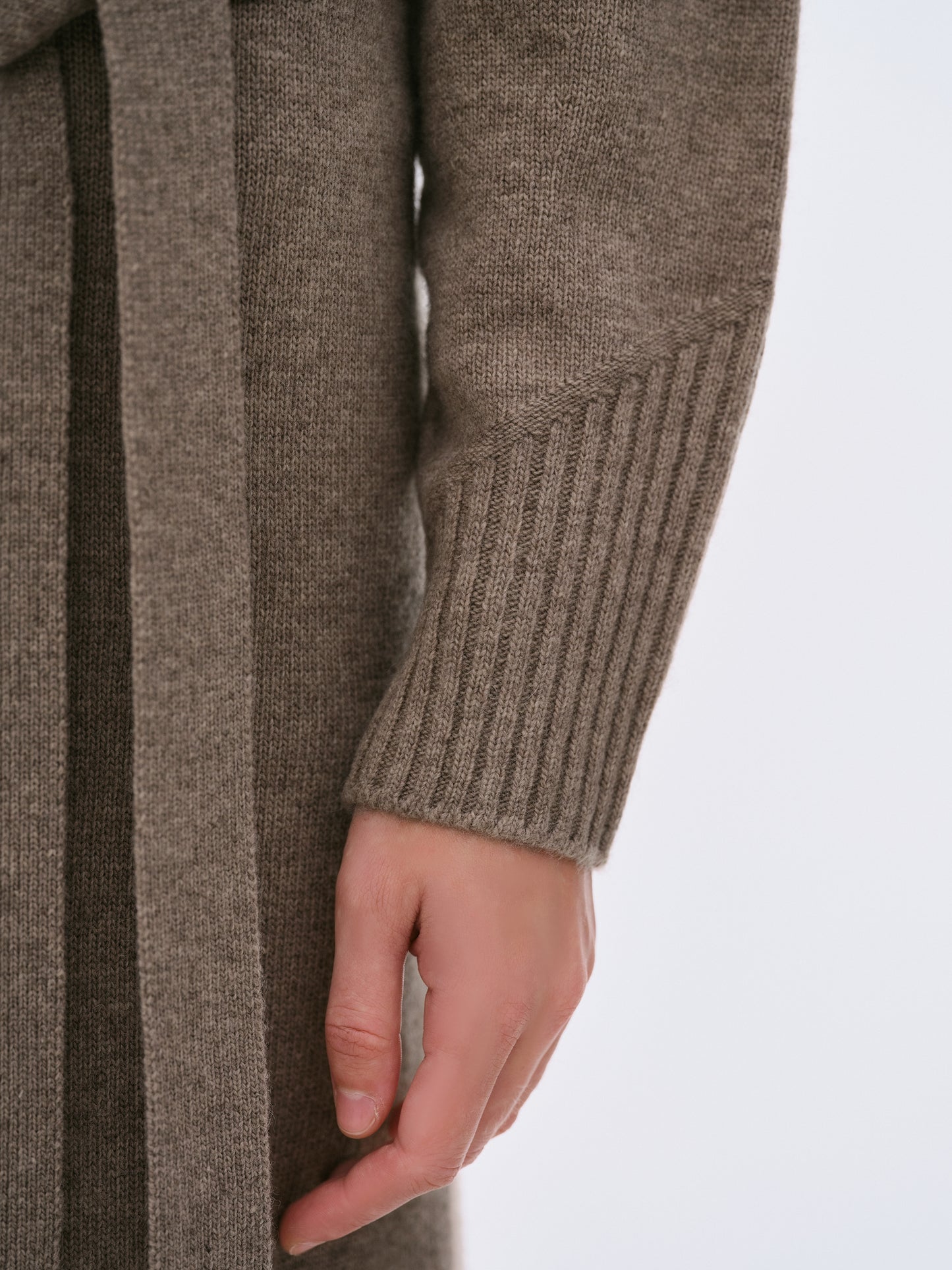 Fonteyn Cashmere Cardigan, Mud