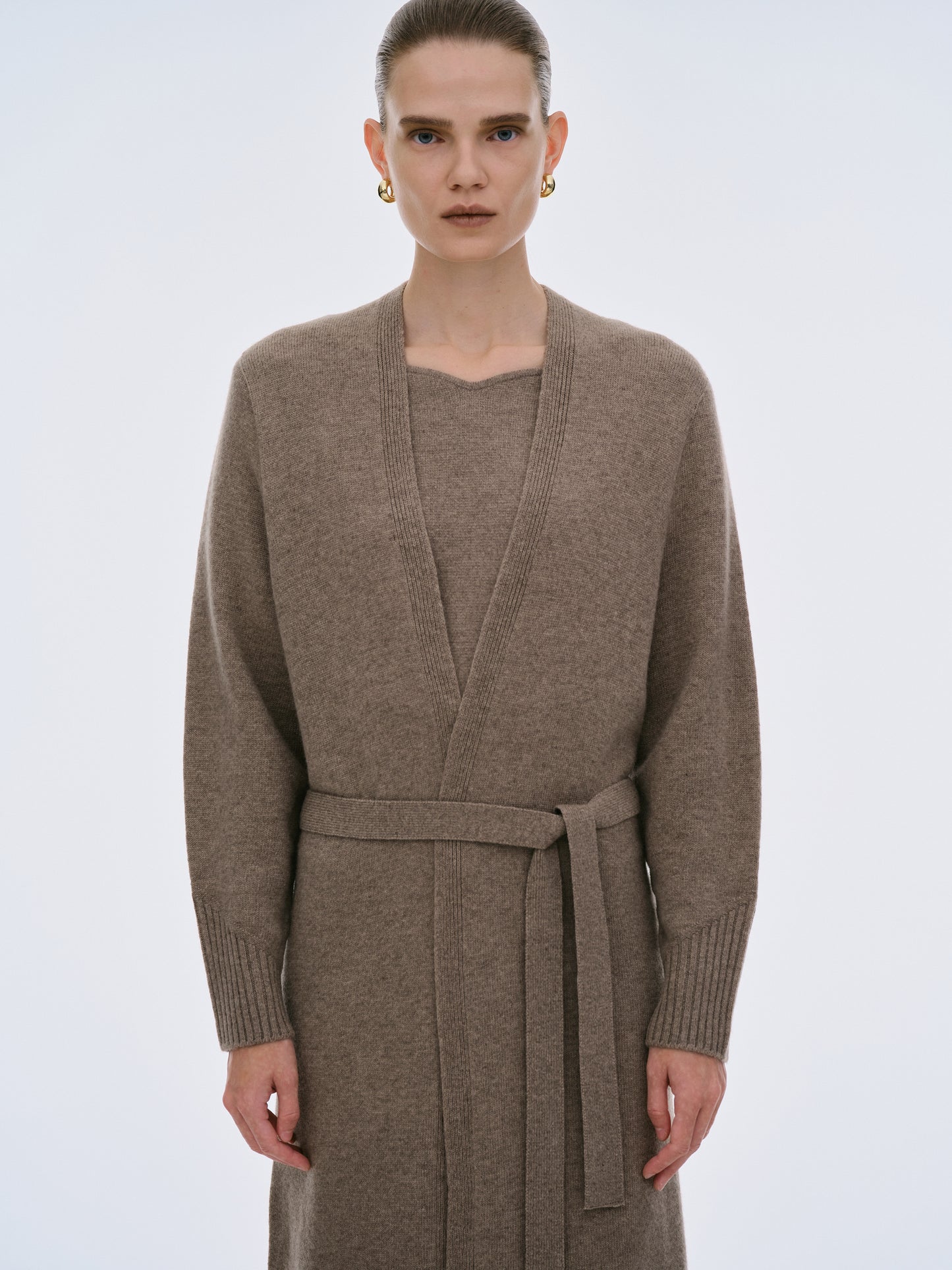 Fonteyn Cashmere Cardigan, Mud