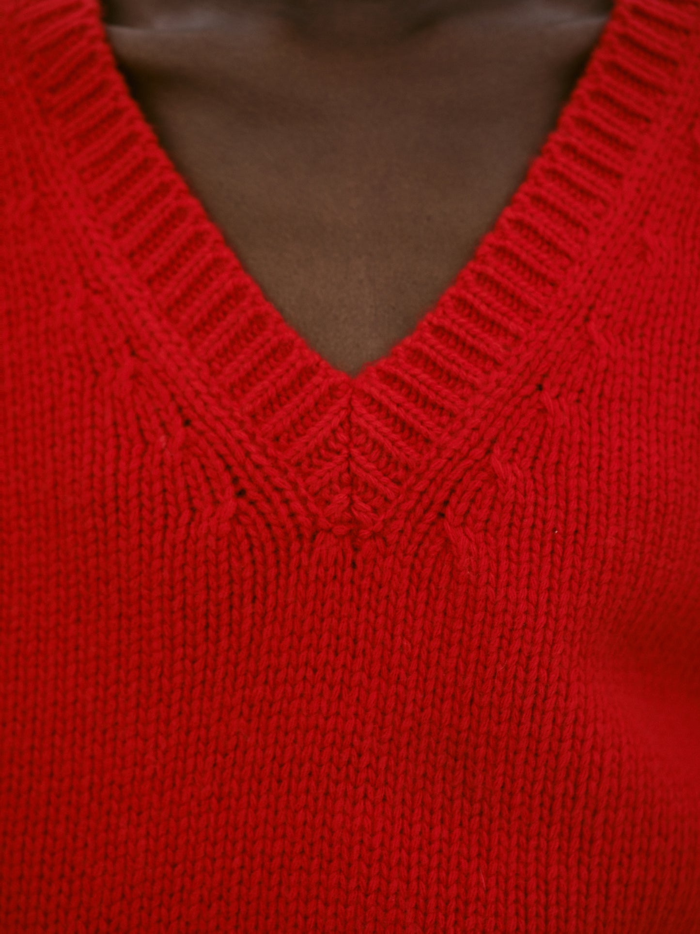 (Pre-order) Extra-Fine Wool Jumper, Red