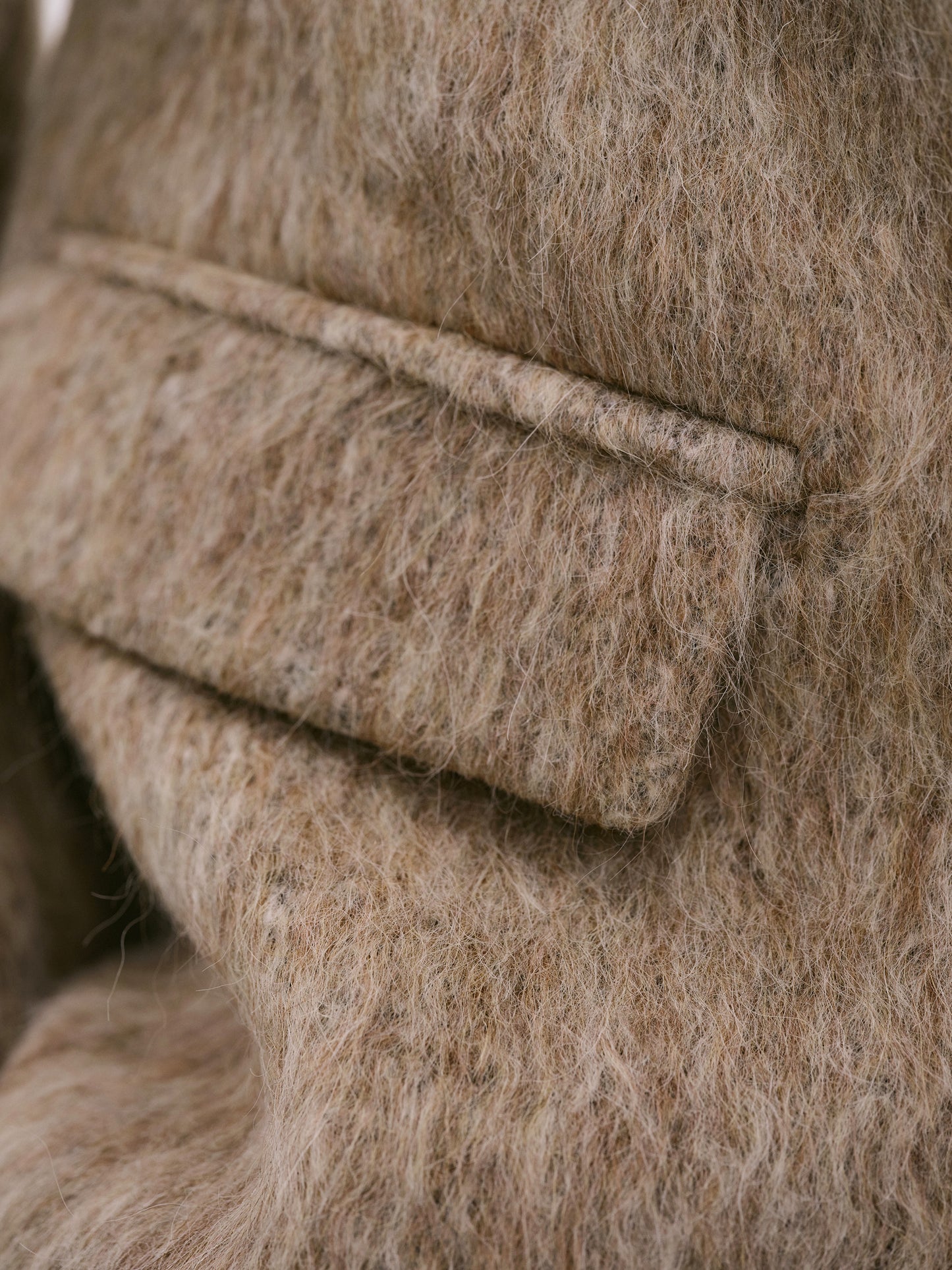 Sloane Brushed Cinch Blazer, Beige Melange