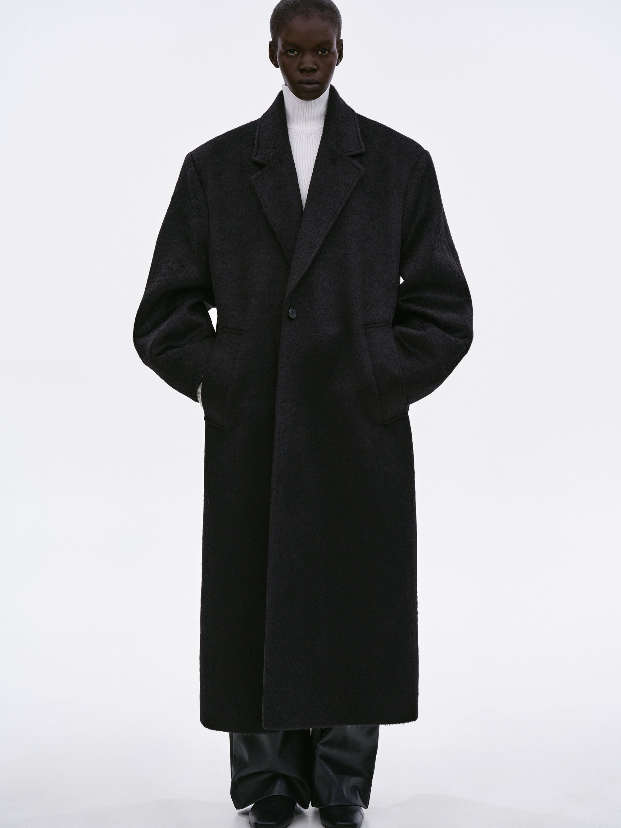 Nuevo Cocoon Coat, Black