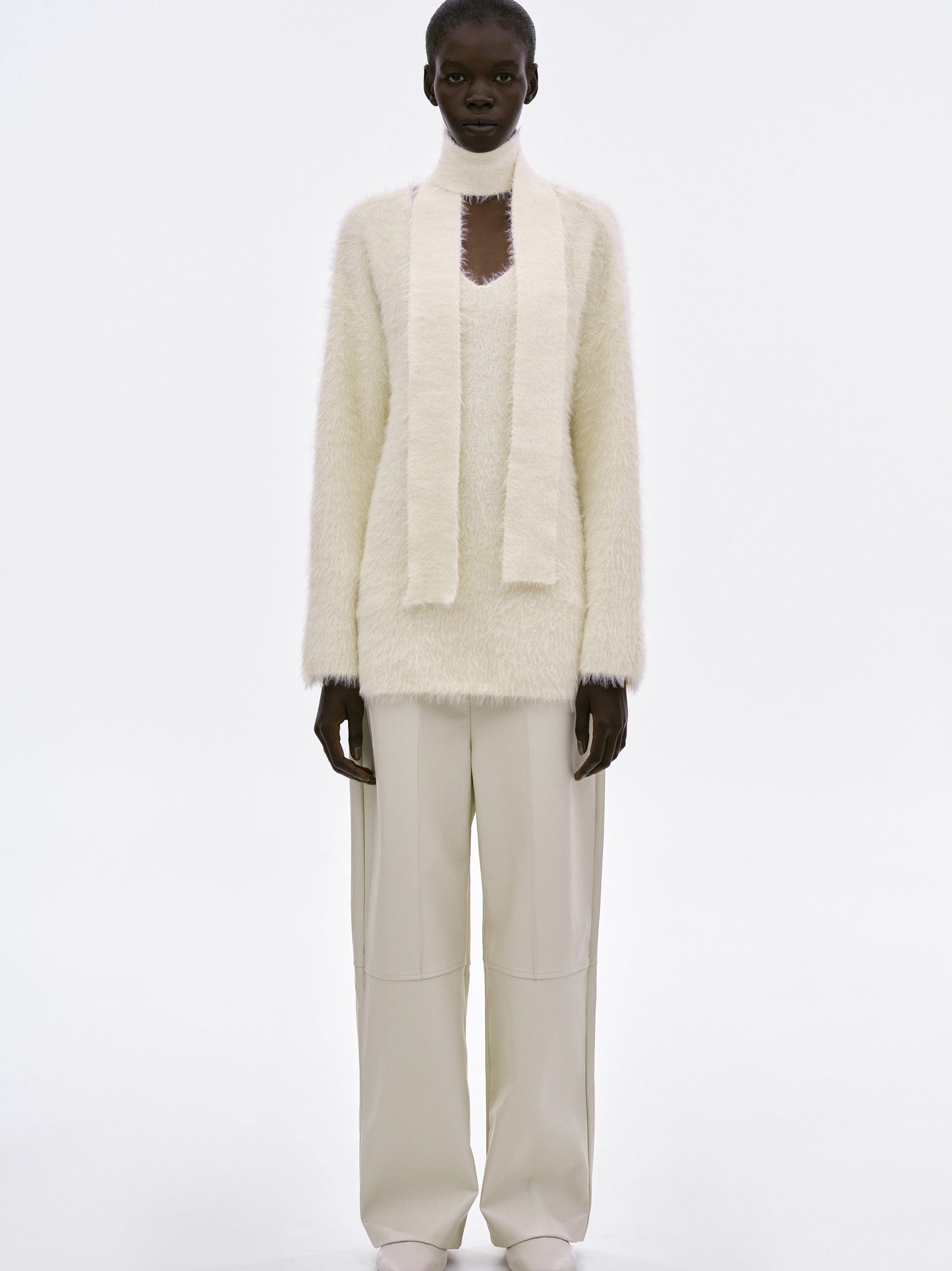 Brushed Strap Knit, Cashew Nut