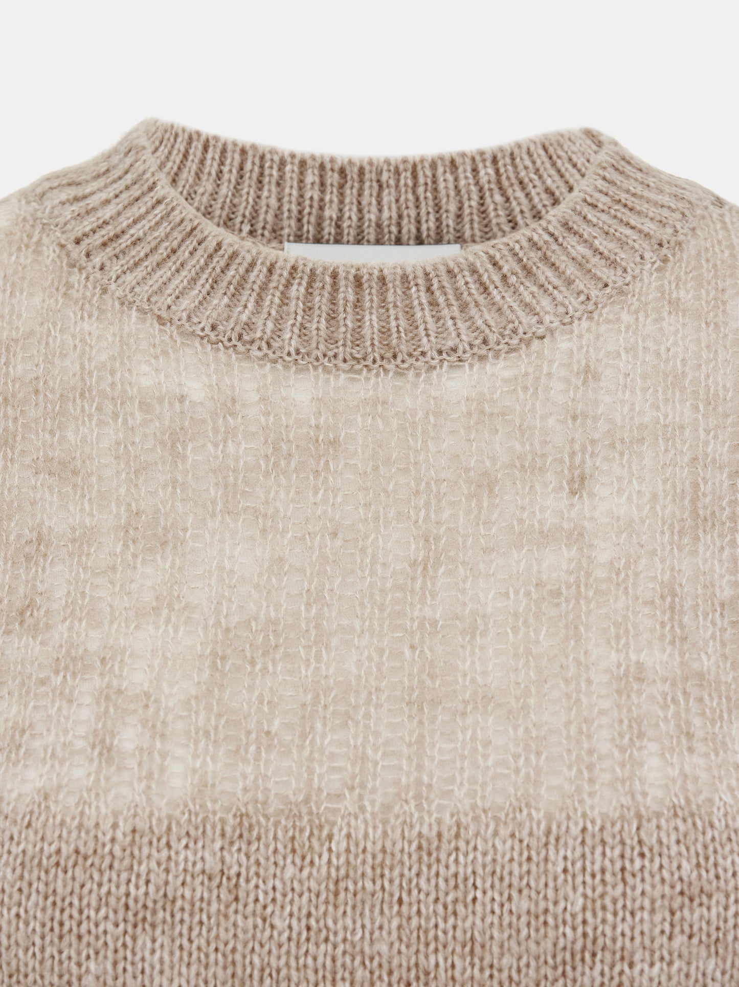 Irregular Open Knit, Sand Beige