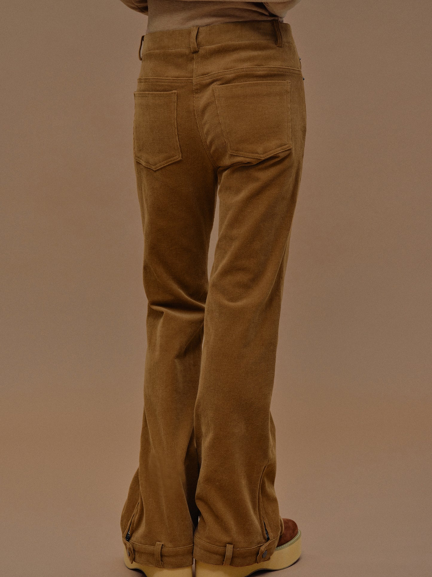 Joelle Upside Down Hem Pants, Sienna