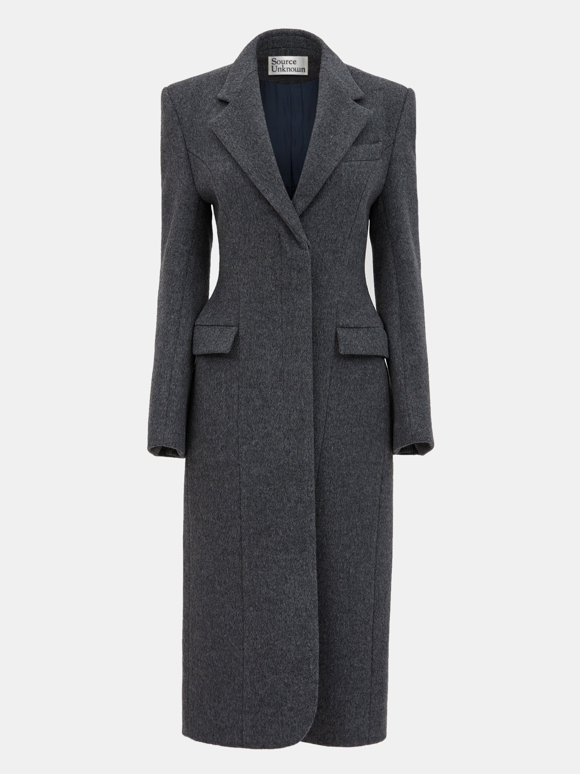 Holin Hourglass Coat, Cobblestone