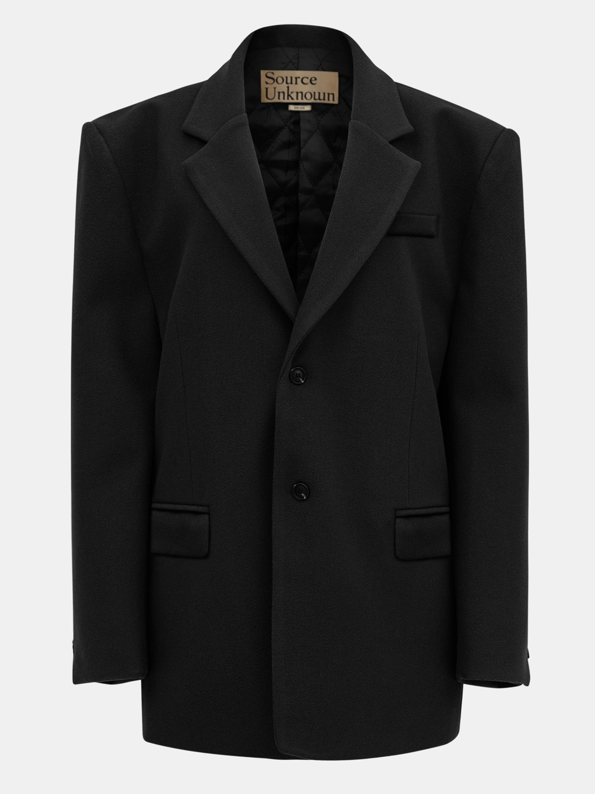 Hayk Oversized Boyfriend Blazer, Black